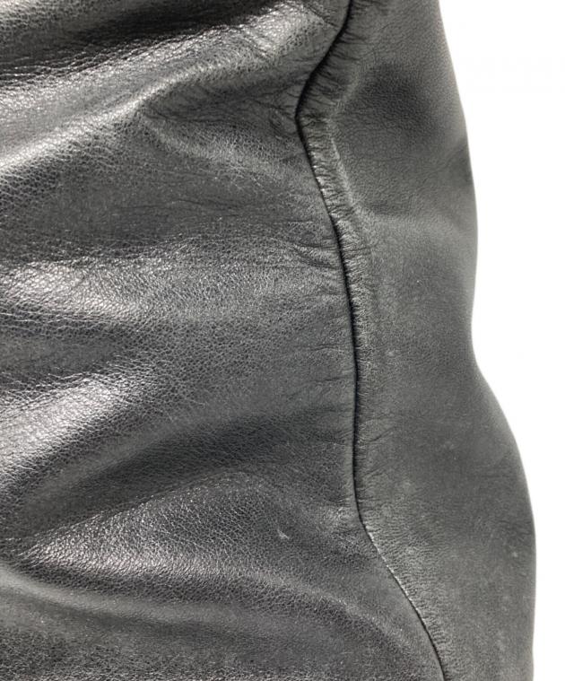 中古・古着通販】HELMUT LANG (ヘルムートラング) ロゴ型押し レザー