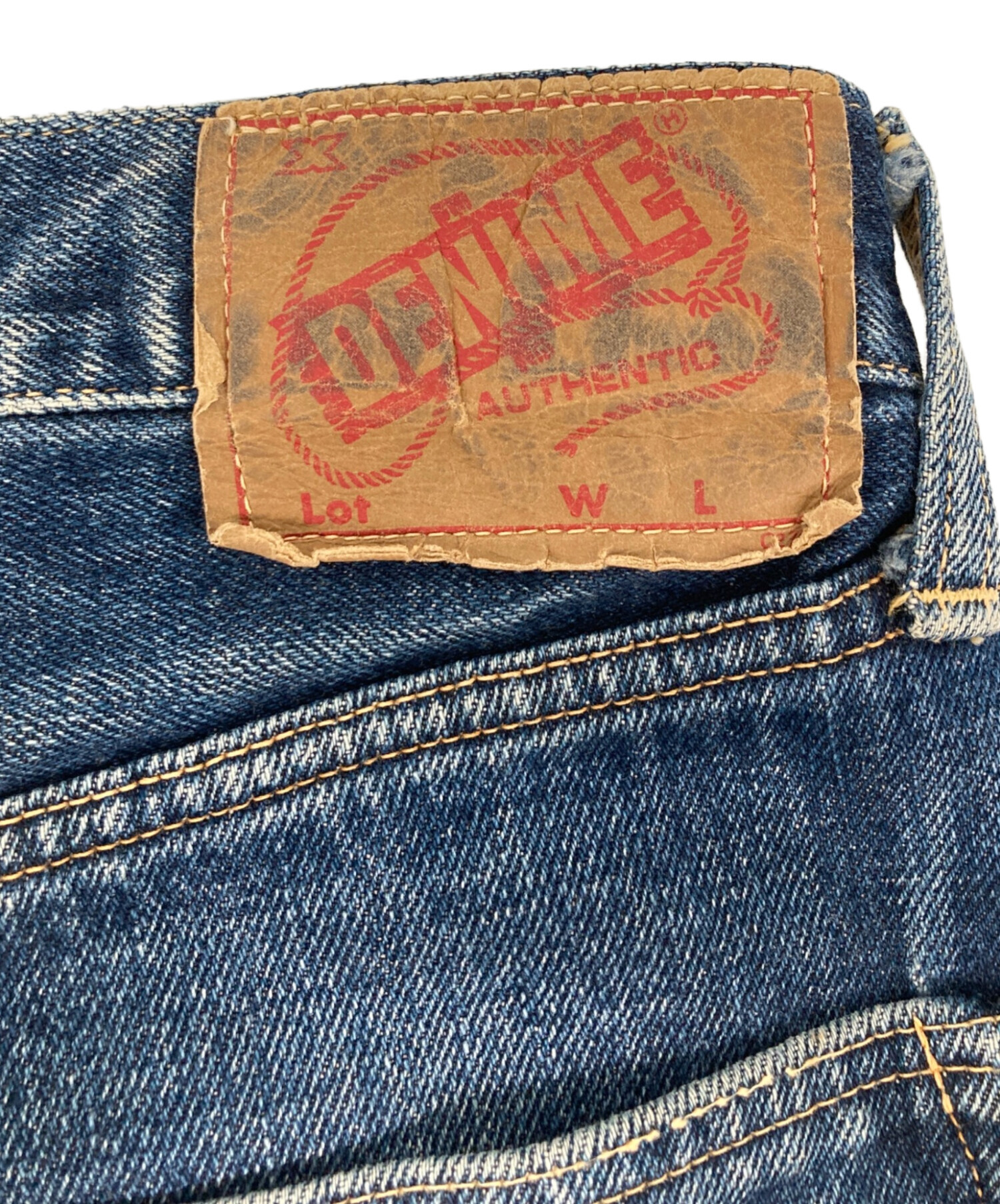 DENIME ドゥニーム 1501-237 Sタイプ セルビッチデニム W31 中古・古着通販】DENIME (ドゥニーム) セルビッチデニムパンツ