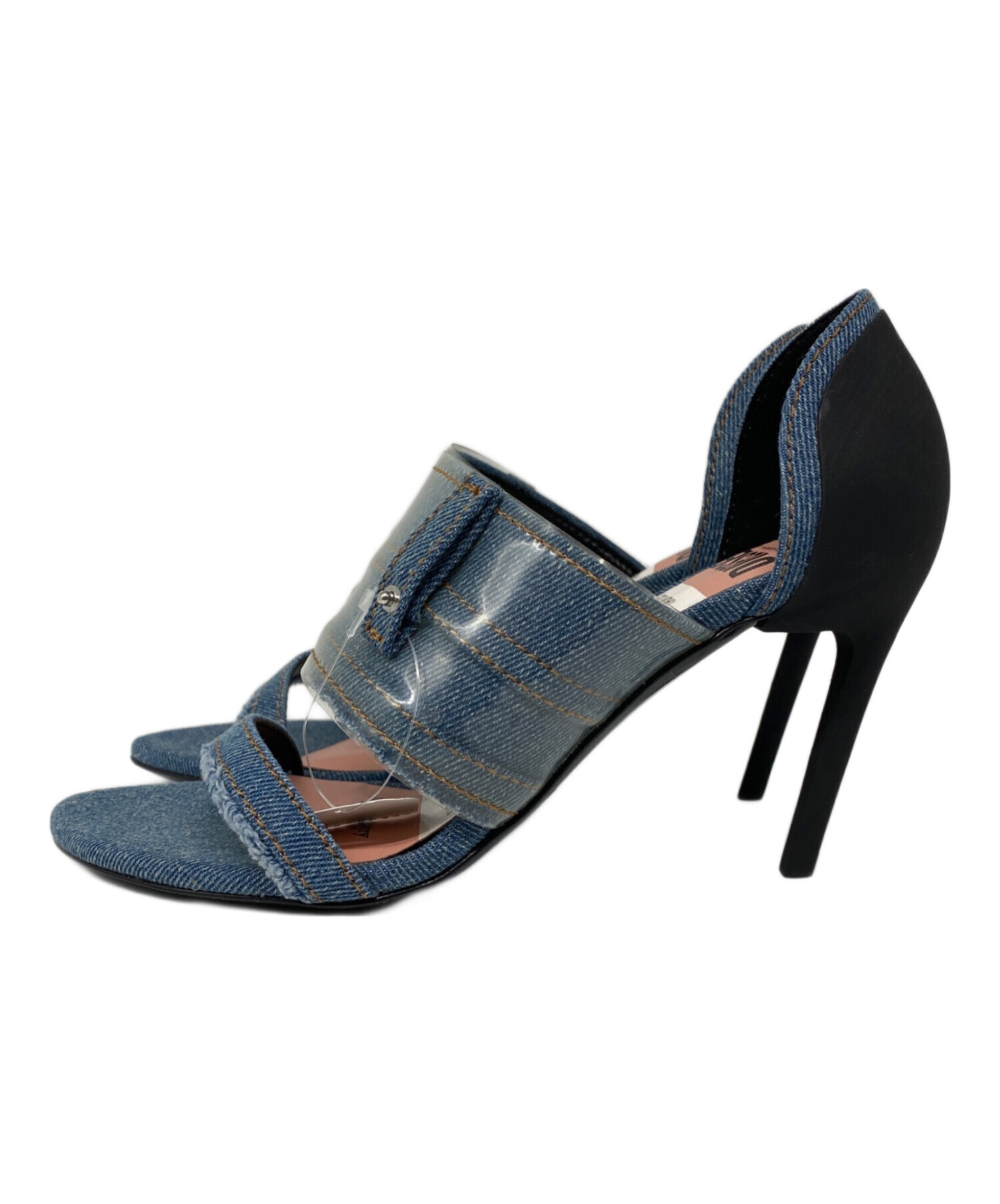 DIESELハイヒール 中古・古着通販】DIESEL (ディーゼル) SA-SLANTY デニムハイヒール