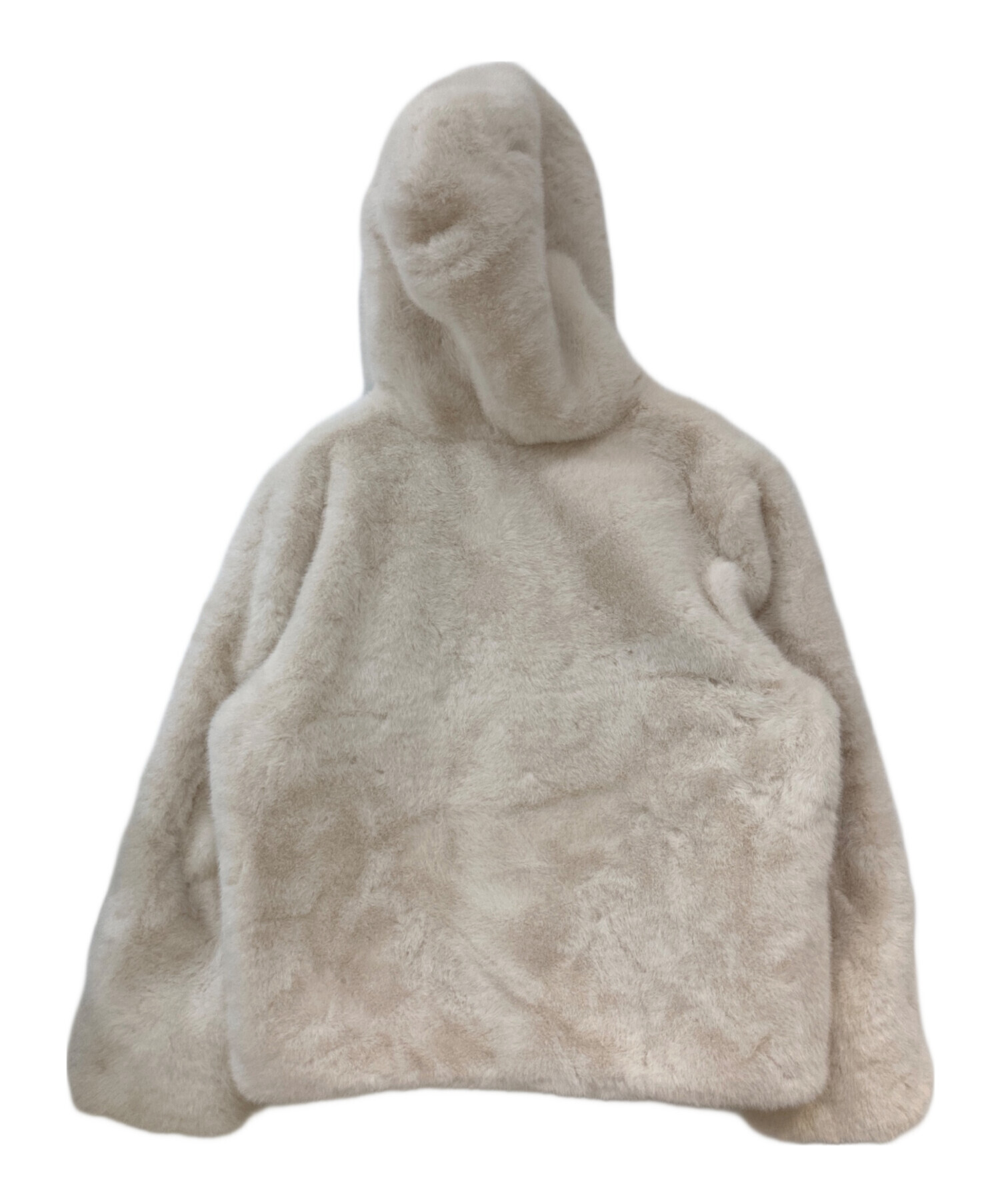中古・古着通販】CARLA (カーラ) Eco fur hood coat アイボリー サイズ
