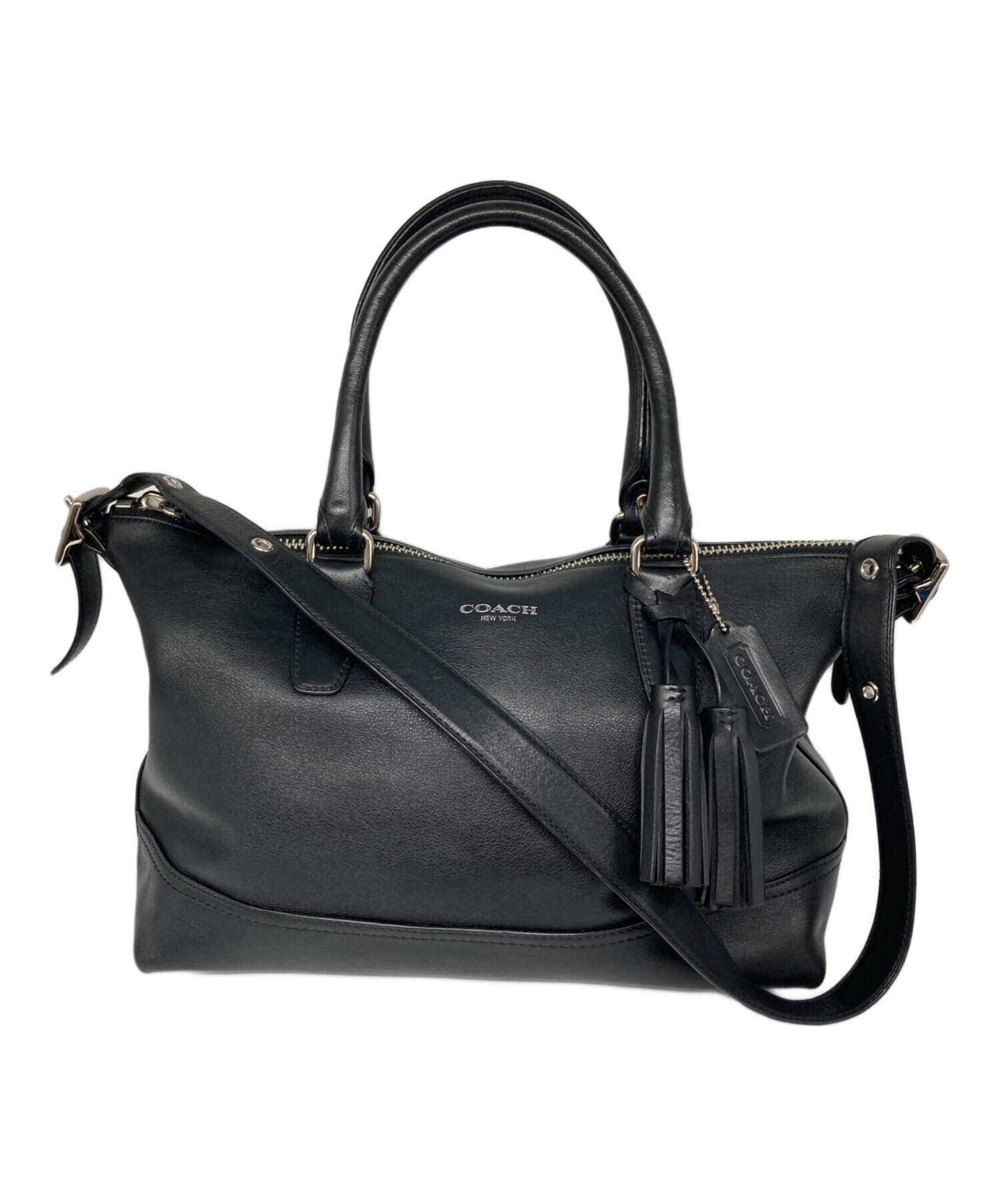 中古・古着通販】COACH (コーチ) レガシー ハンドバッグ ブラック