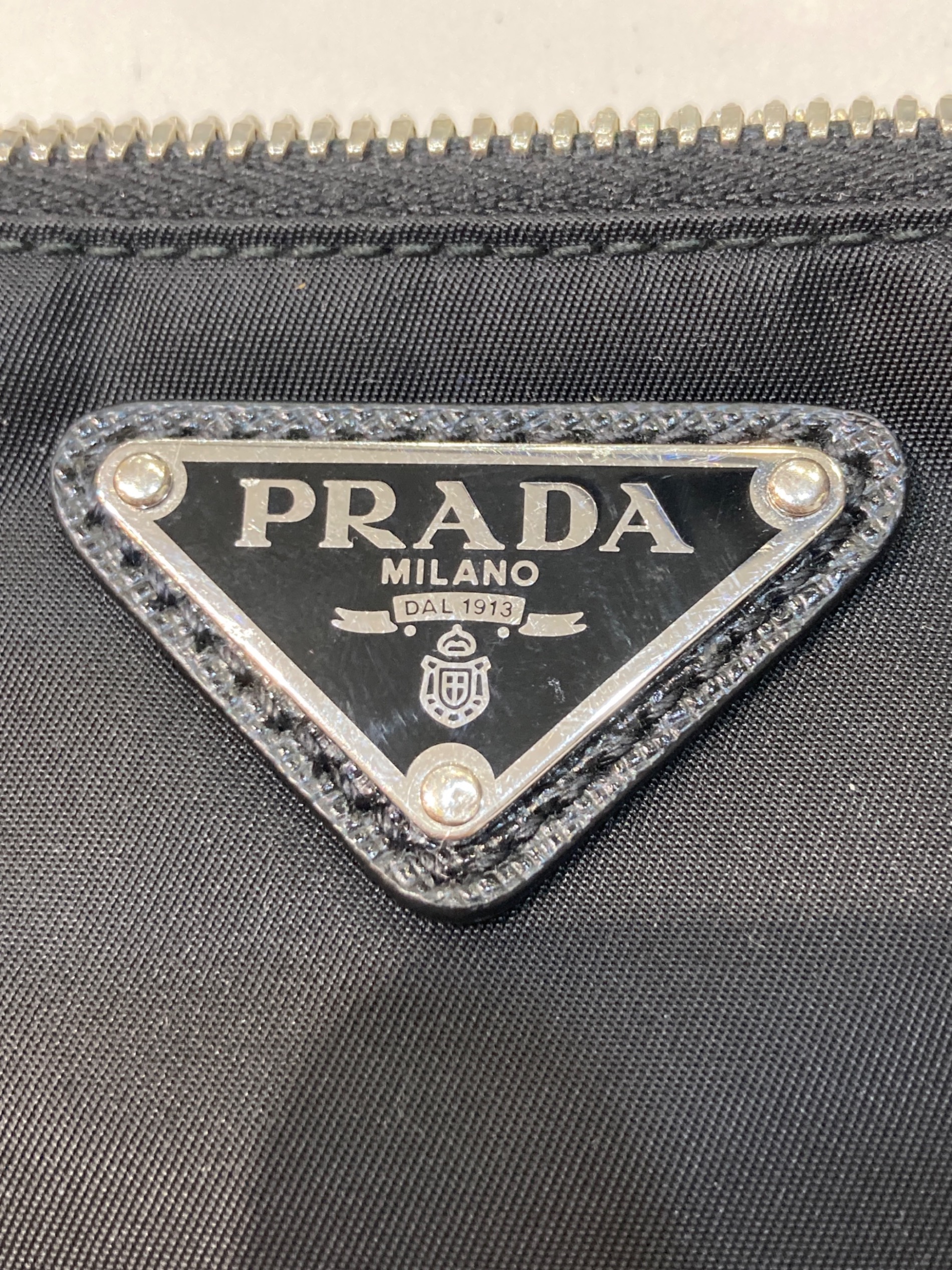 中古・古着通販】PRADA (プラダ) RE-NYLON ナイロンクラッチ フラット
