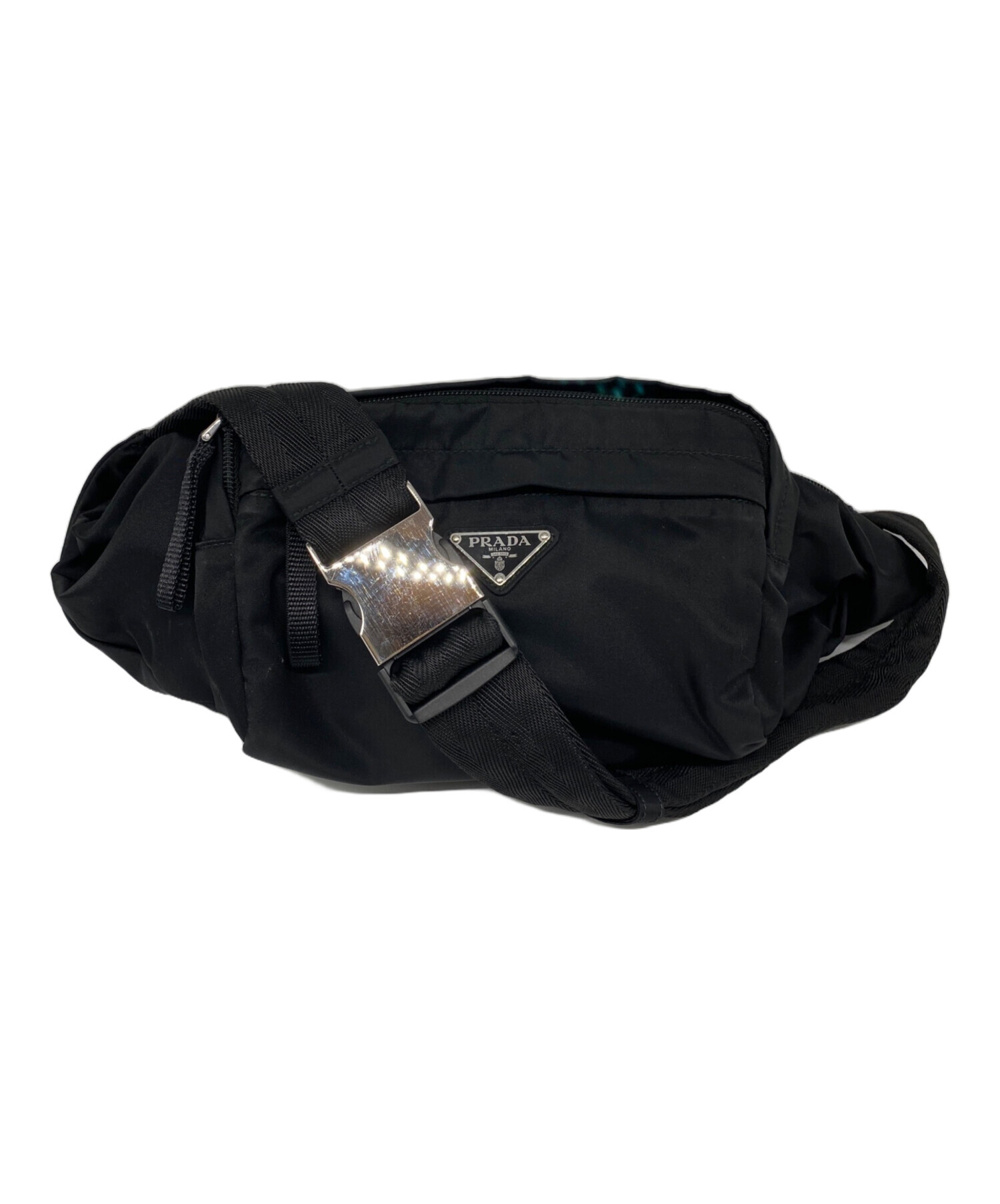 中古・古着通販】PRADA (プラダ) トライアングルロゴ ナイロンボディー