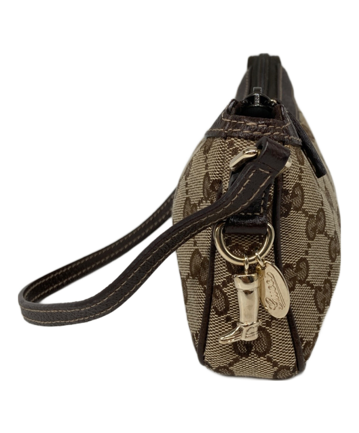 中古・古着通販】GUCCI (グッチ) GGキャンバスアクセサリーポーチ