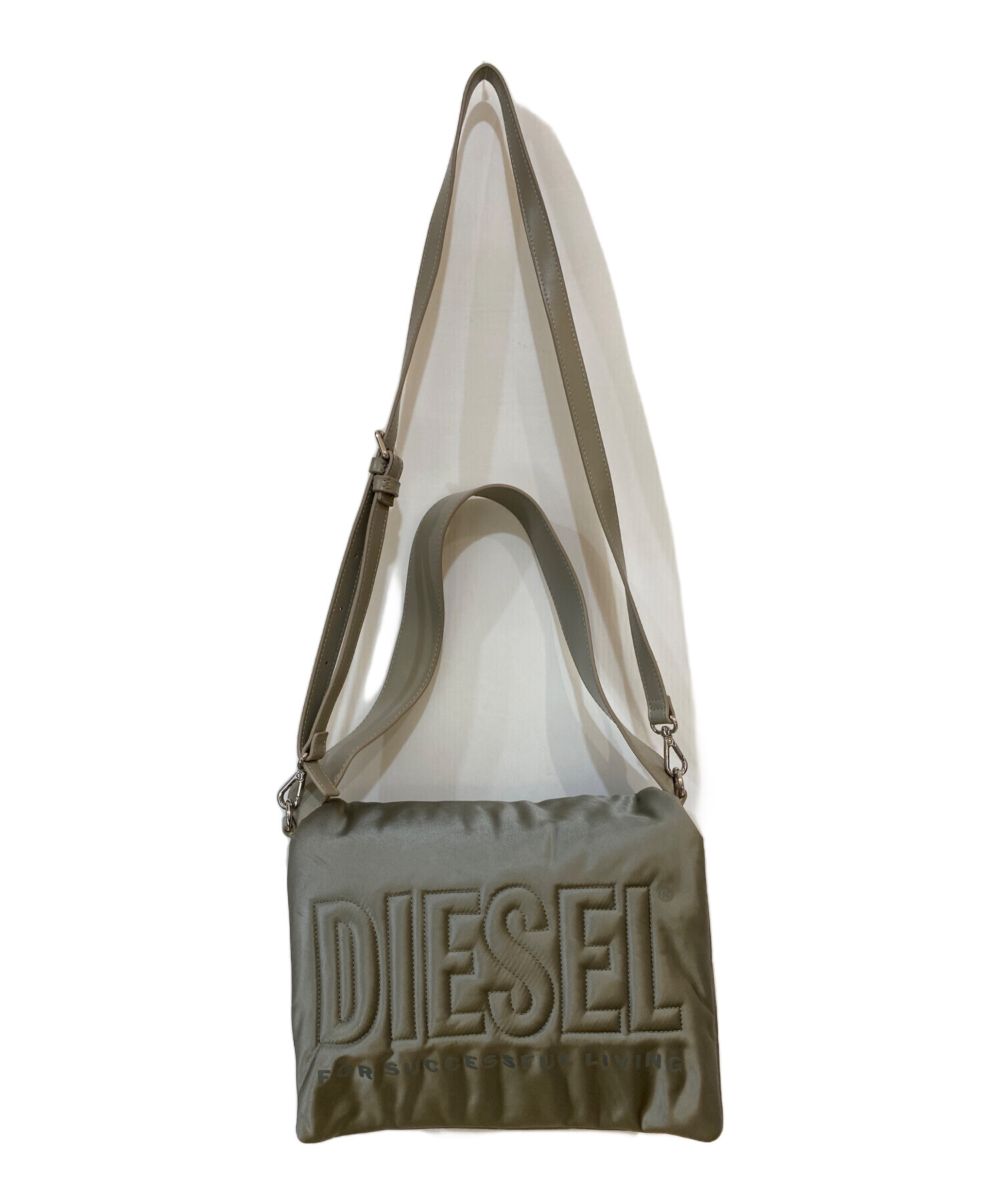 DIESEL ディーゼル ナイロン エンボスロゴ 2WAYショルダー トート 