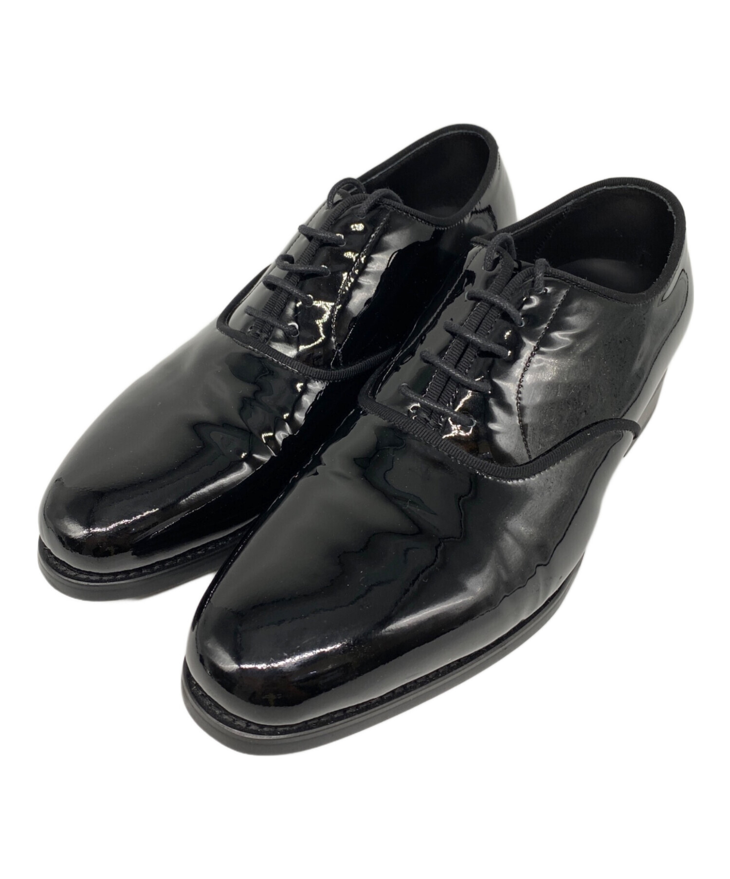 DRESS THE LIFE エナメルシューズ　ブラック結婚式用 中古・古着通販】DRESS THE LIFE (ドレス・ザ・ライフ) エナメルドレス
