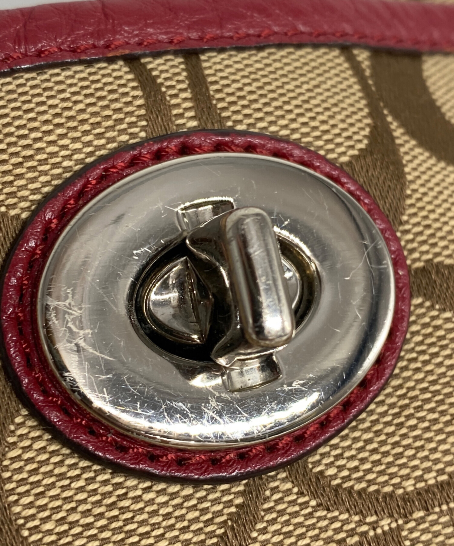 中古・古着通販】COACH (コーチ) ターンロックシグネチャーショルダー