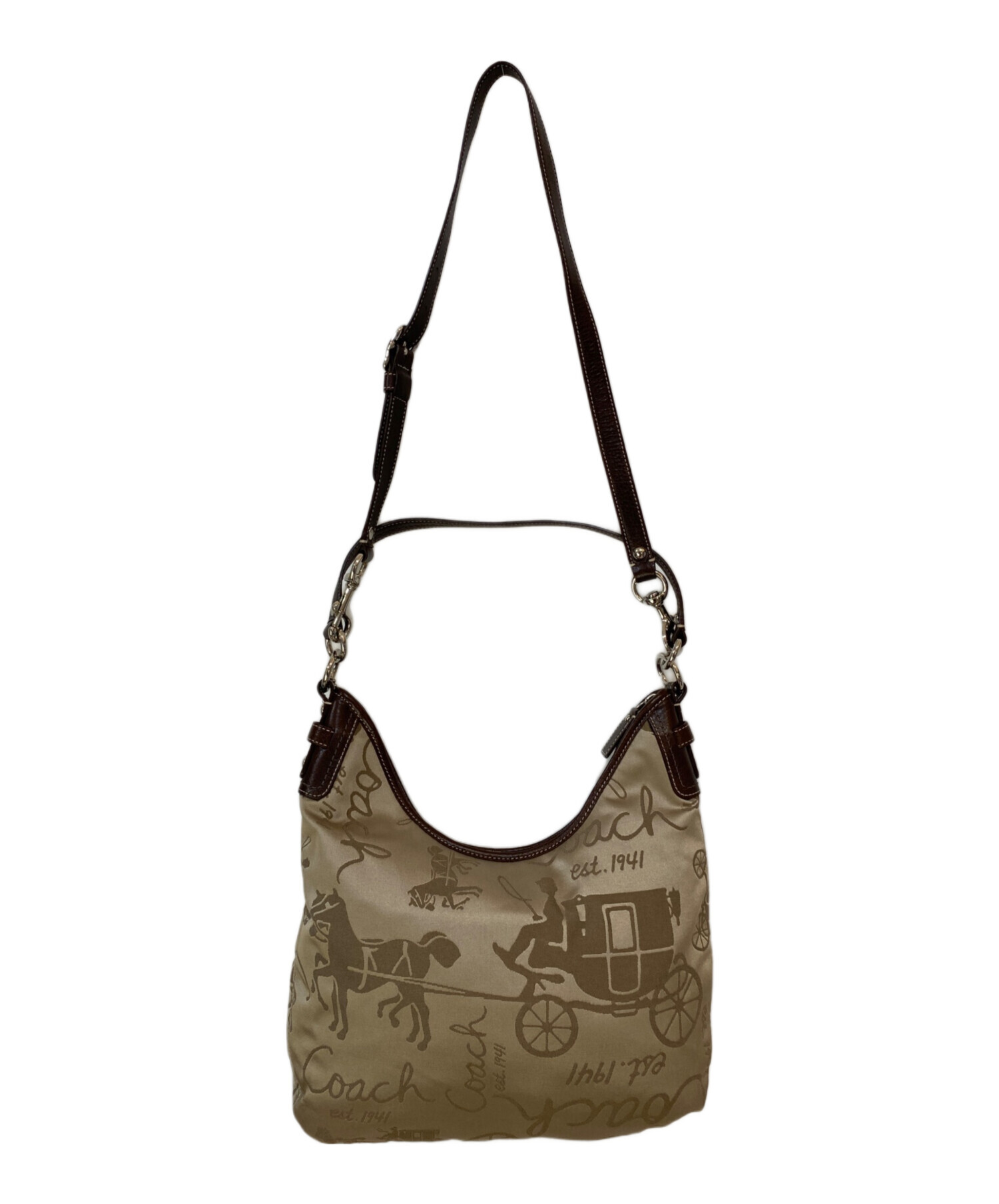 中古・古着通販】COACH (コーチ) ホースアンドキャリッジホーボー