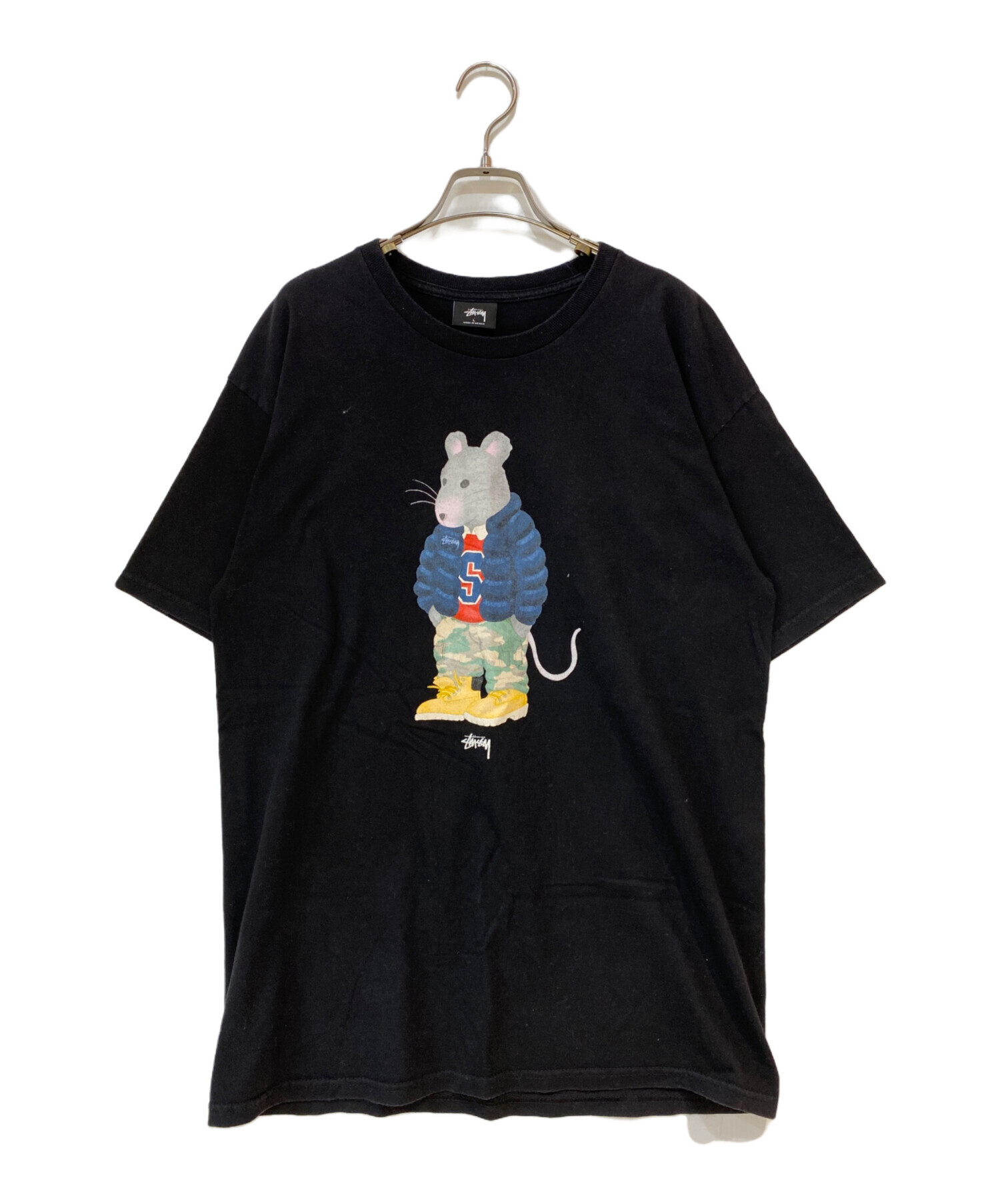 中古・古着通販】stussy (ステューシー) THUG RAT TEE ブラック サイズ