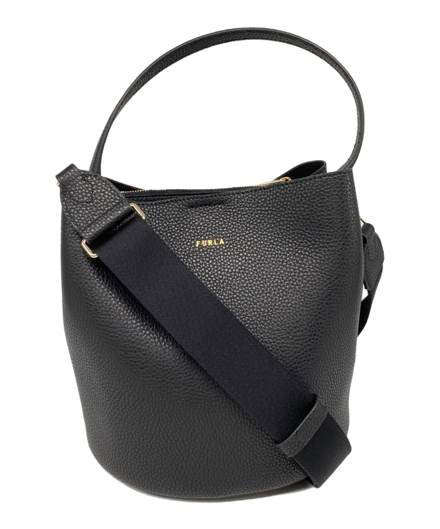中古・古着通販】FURLA (フルラ) DANAE S BUCKET BAG ブラック 