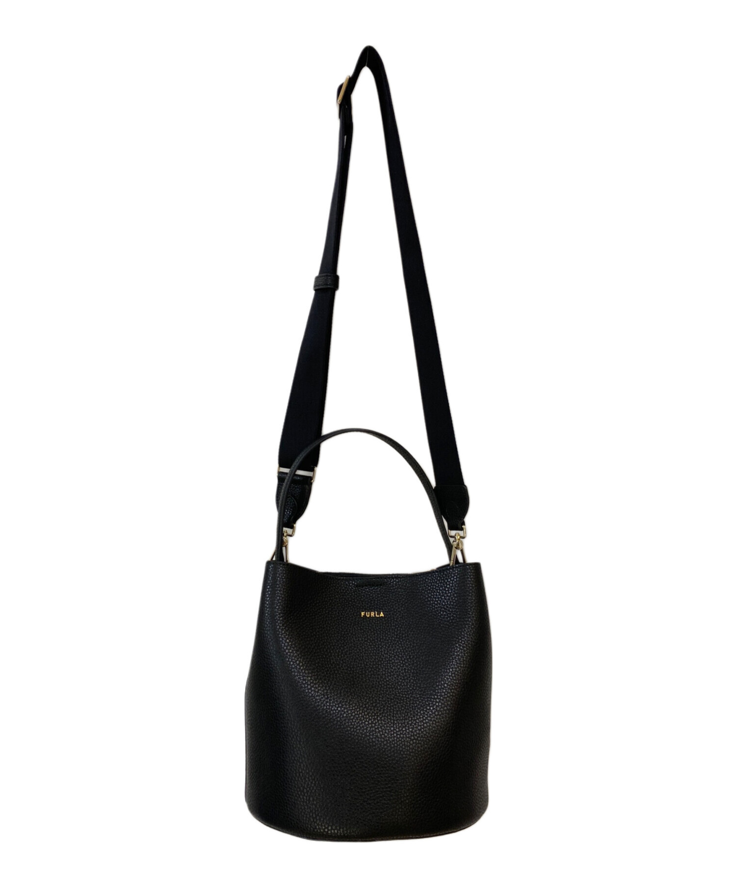 中古・古着通販】FURLA (フルラ) DANAE S BUCKET BAG ブラック 