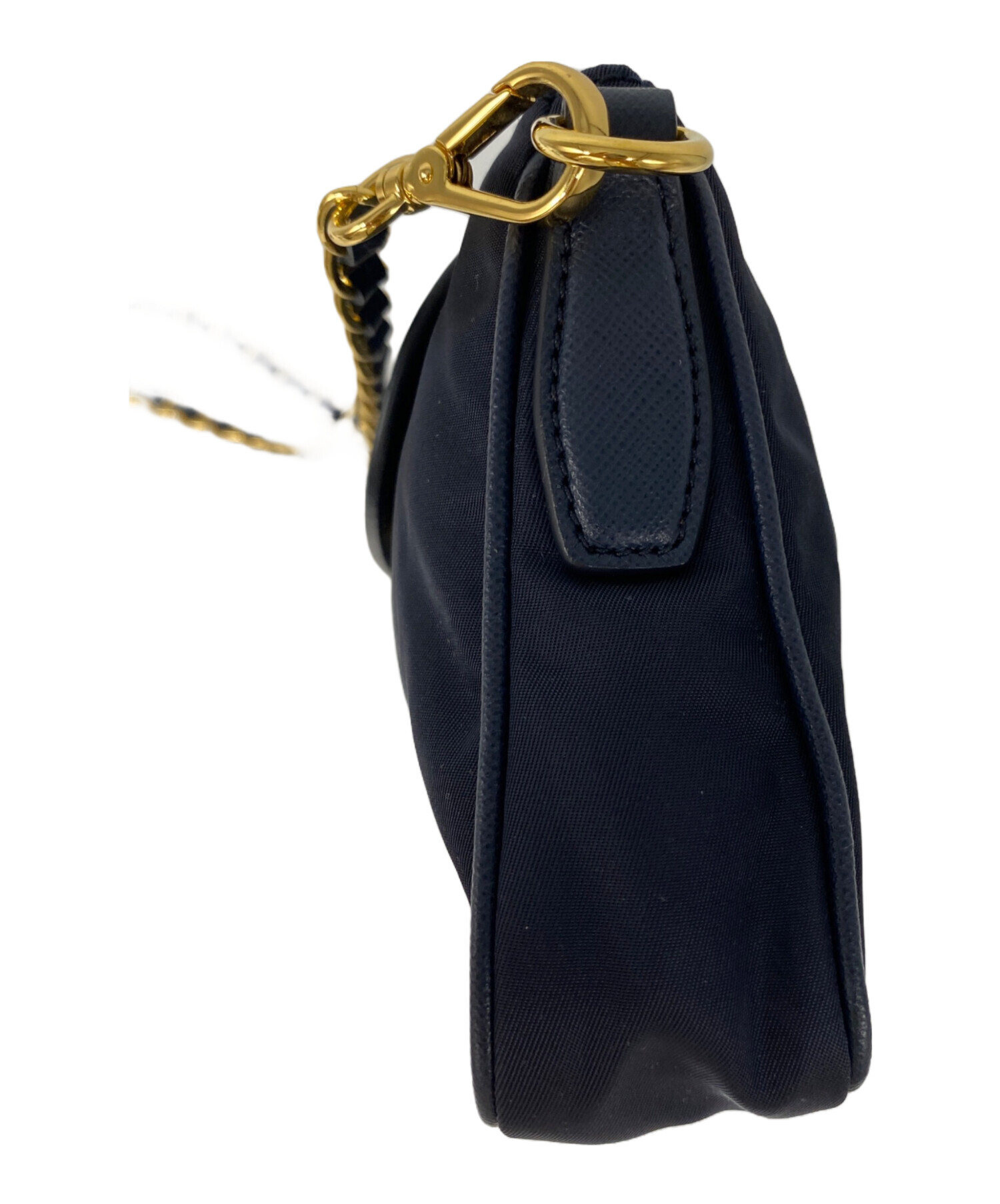 中古・古着通販】PRADA (プラダ) TESSUTO＋SAFFIAN チェーンショルダー
