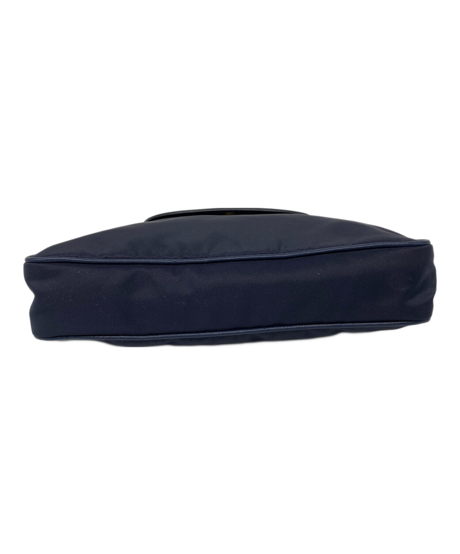 PRADA プラダ ビジネス S 紺 【古着】【中古】【送料無料】 中古・古着通販】PRADA (プラダ) TESSUTO＋SAFFIAN チェーンショルダー