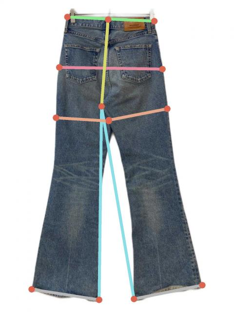 中古・古着通販】moussy (マウジー) MVS FLARE デニムパンツ