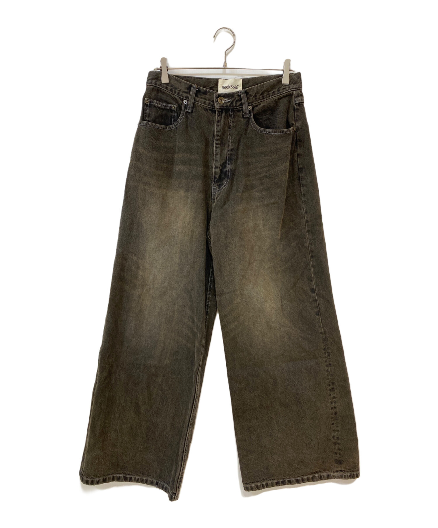 中古・古着通販】SEEKSOLE (シークソール) over dye buggy denim 