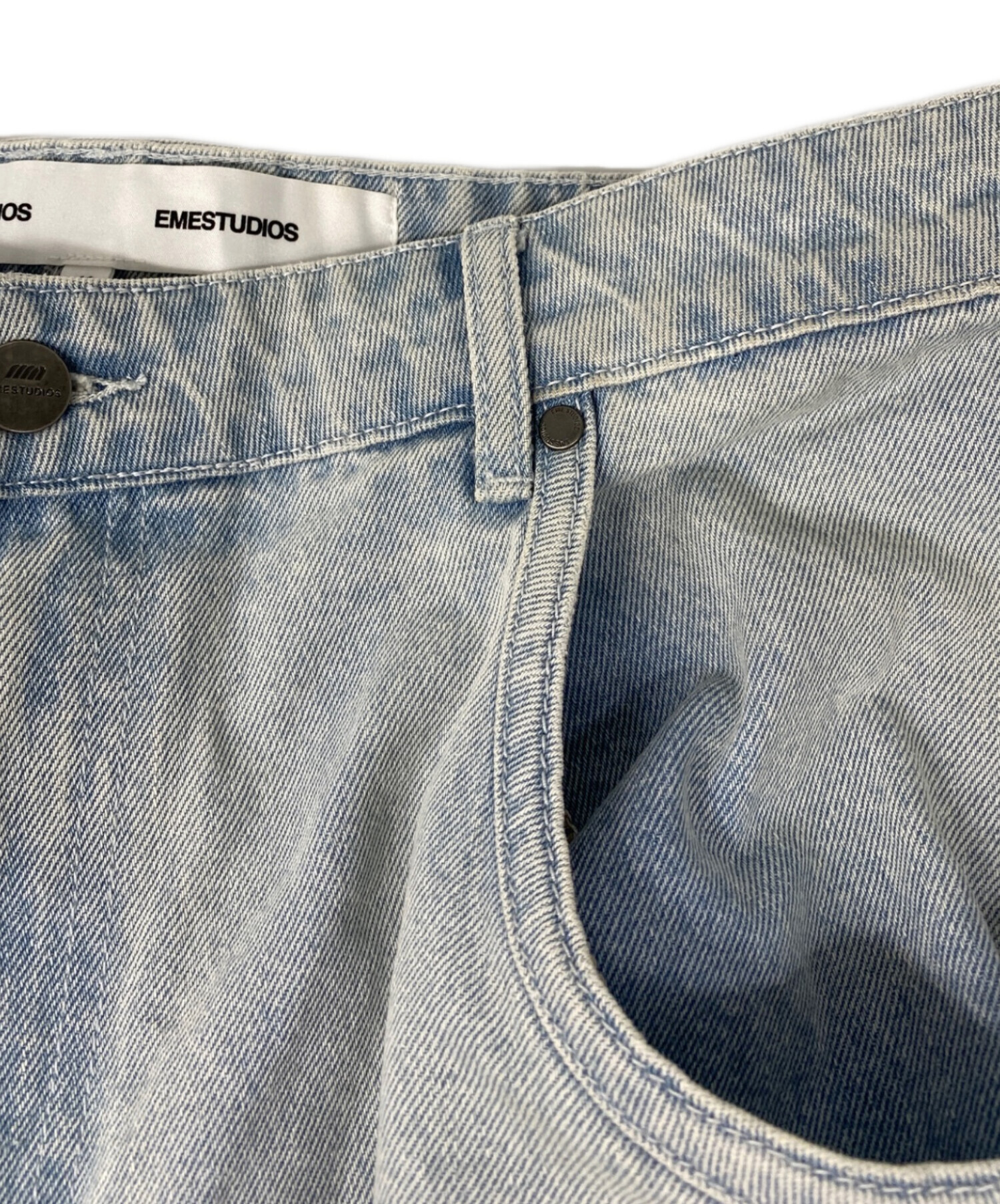 中古・古着通販】EMESTUDIOS (エメ スタジオズ) 立体裁断デニムパンツ