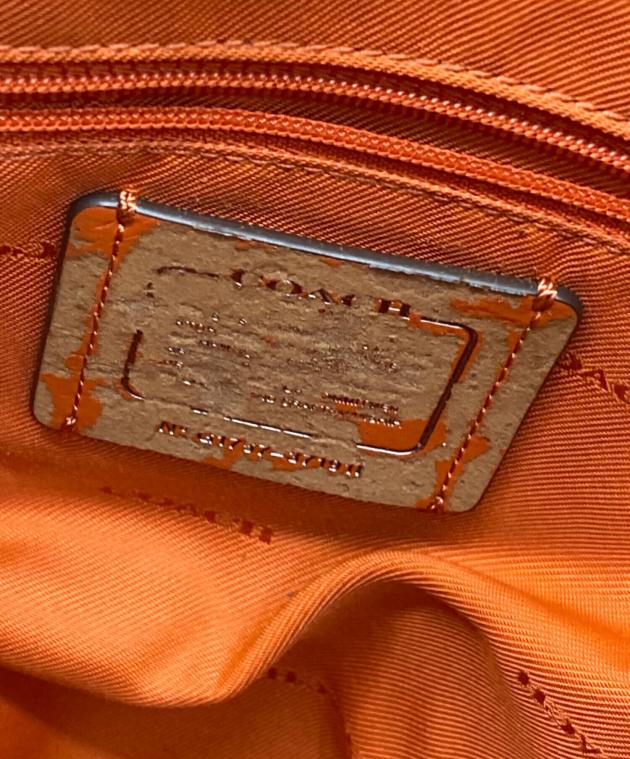 中古・古着通販】COACH (コーチ) Large Signature Embossed Leather
