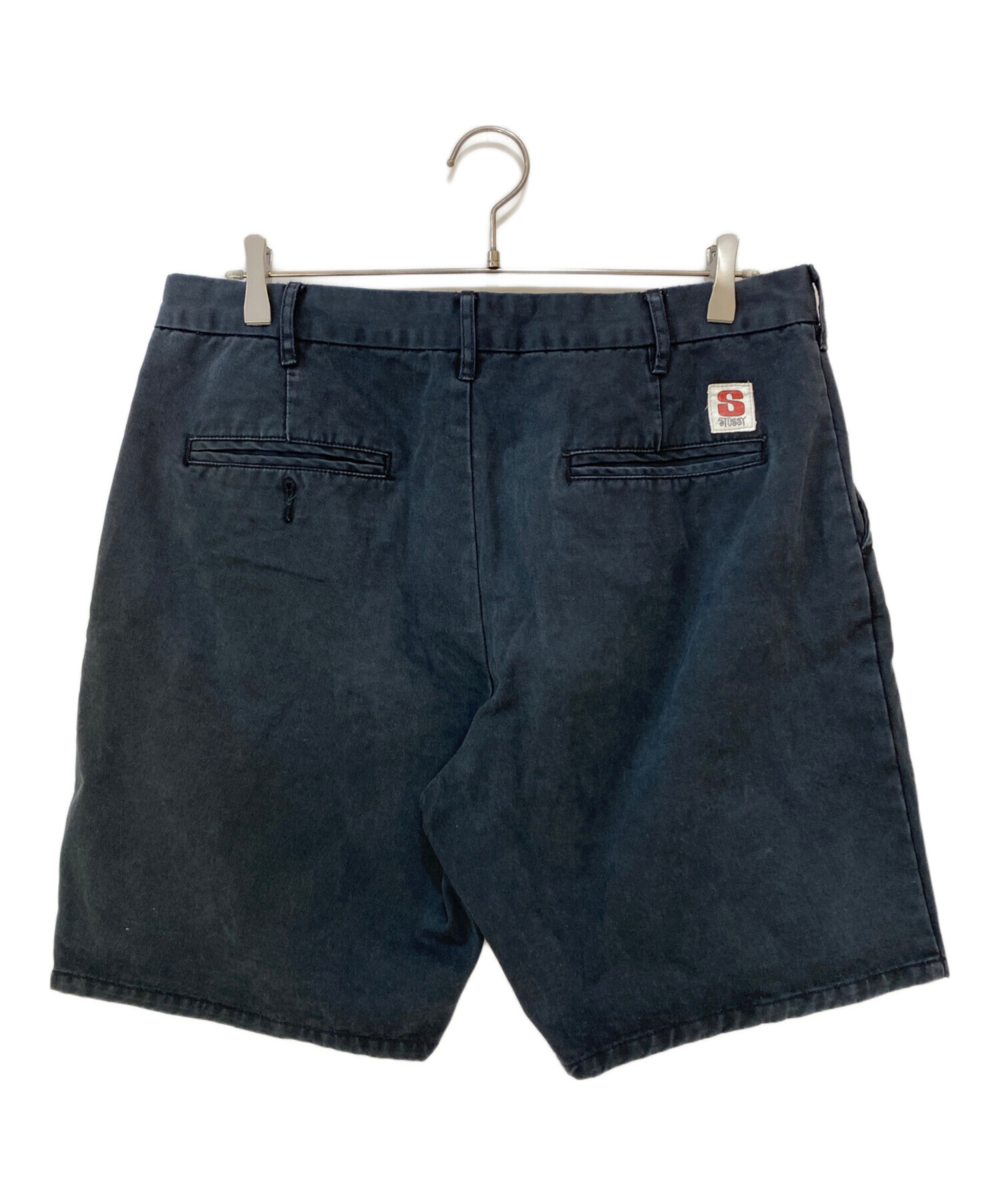 中古・古着通販】stussy (ステューシー) ハーフパンツ ブラック サイズ