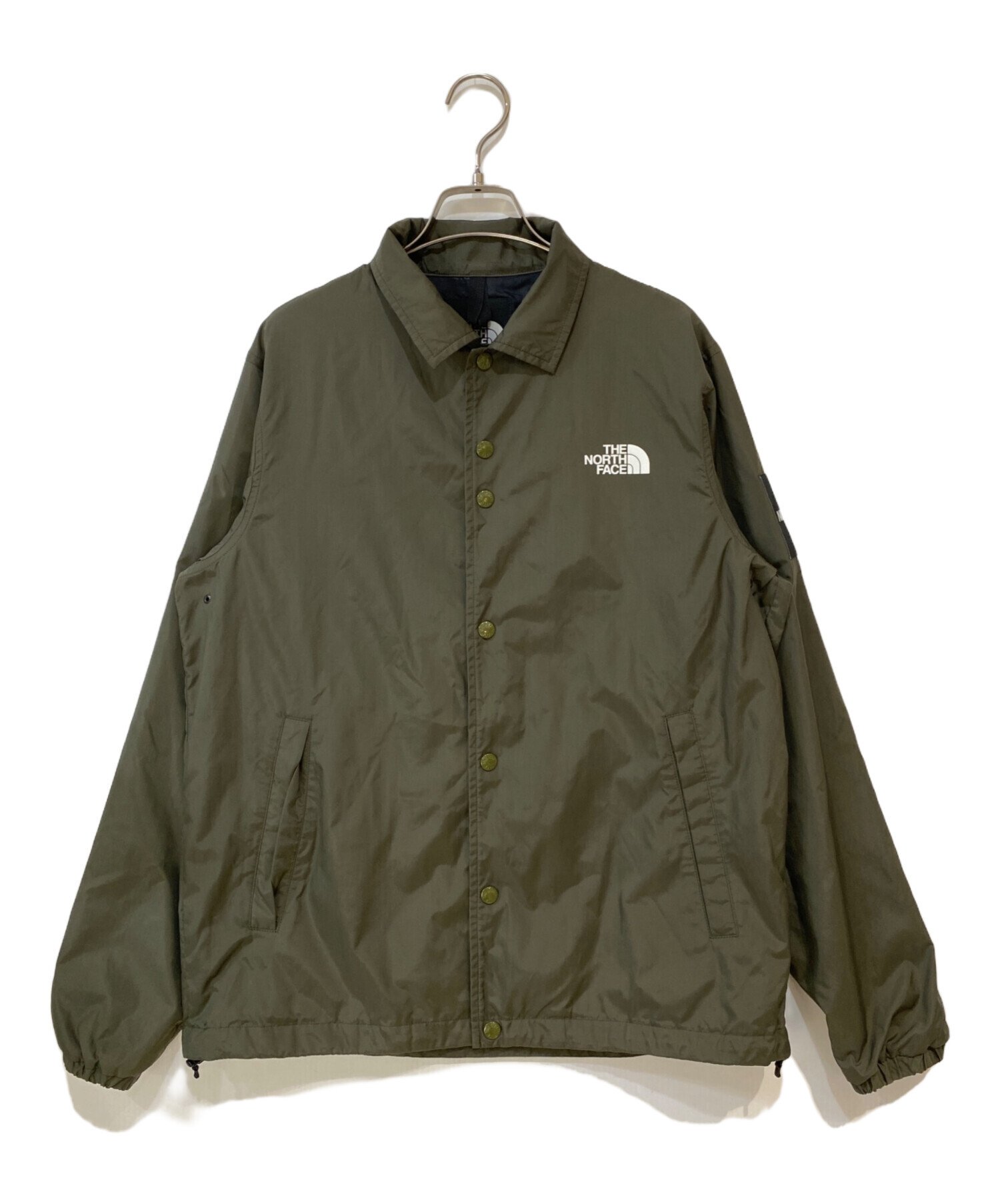 THE NORTH FACE COACH JACKET ノースフェイス コーチジャケット NP71930 オリーブ【中古】【004】 中古・古着通販】THE NORTH FACE (ザ ノース フェイス) THE COACH