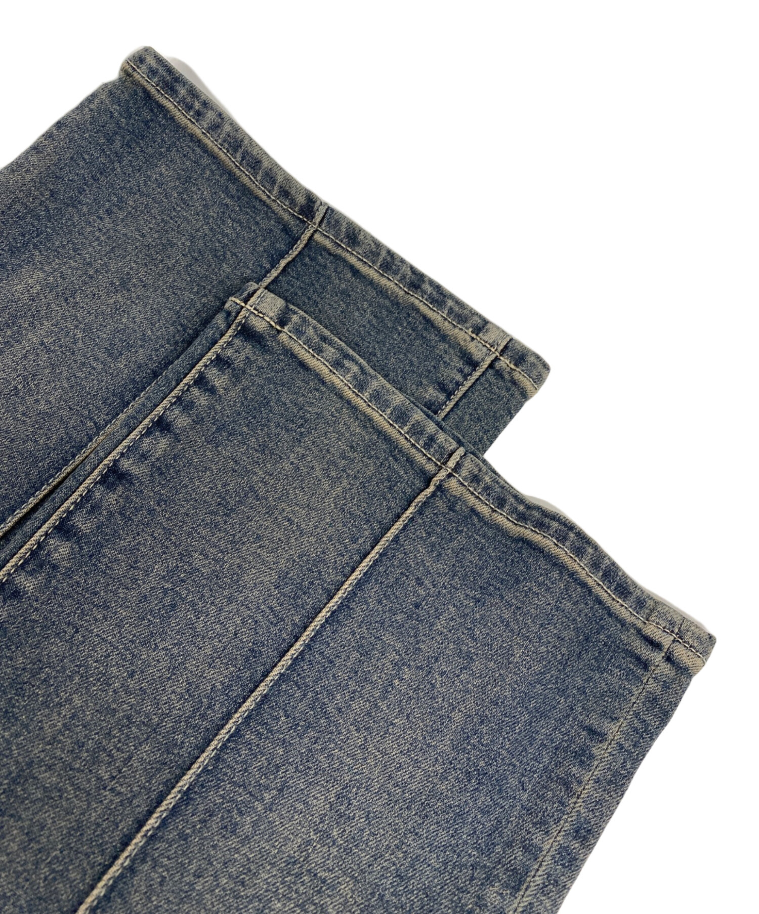 中古・古着通販】GYDA (ジェイダ) backリボンデニムロンパース ブルー
