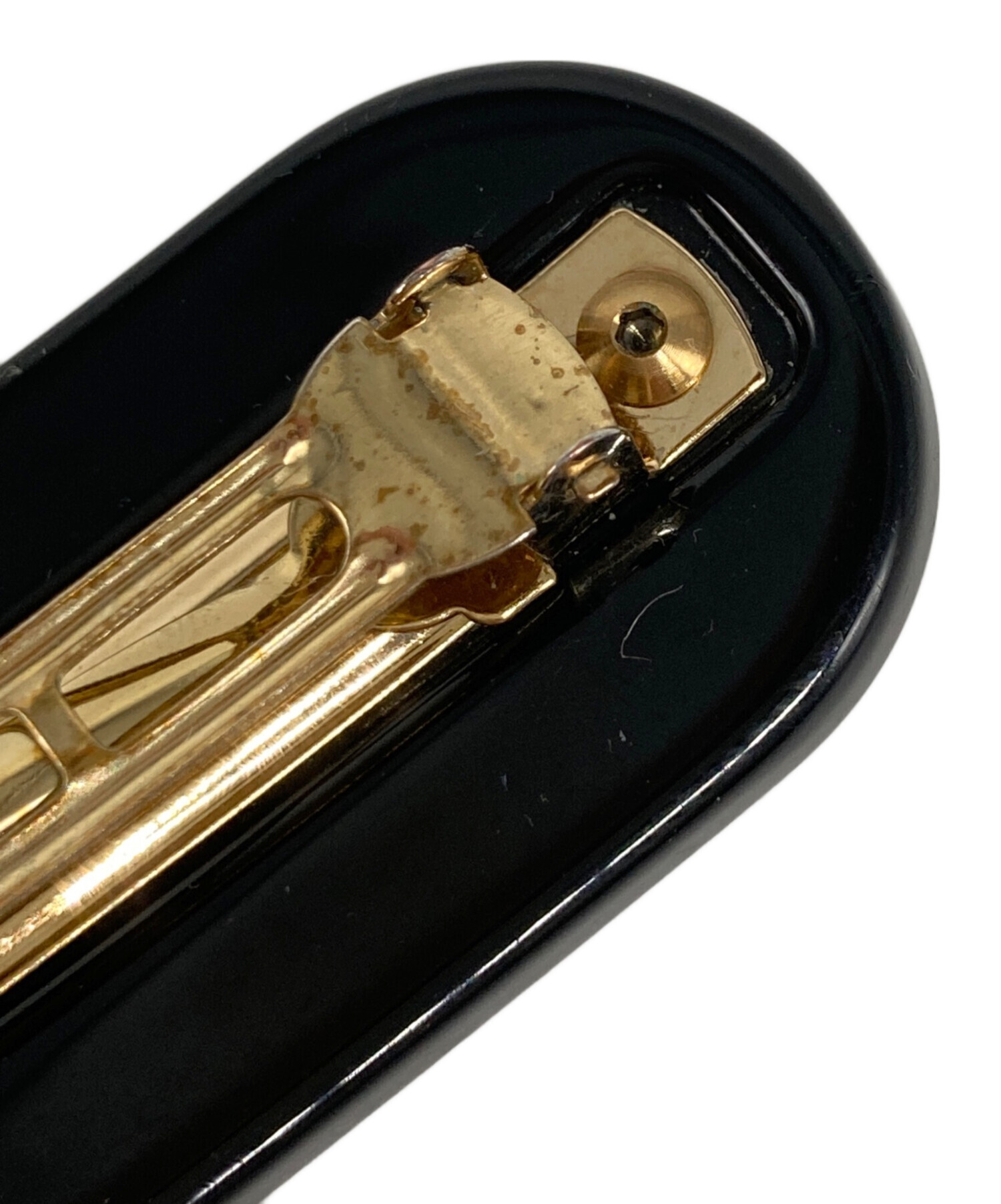 中古・古着通販】PRADA (プラダ) プレックス ヘアクリップ ブラック