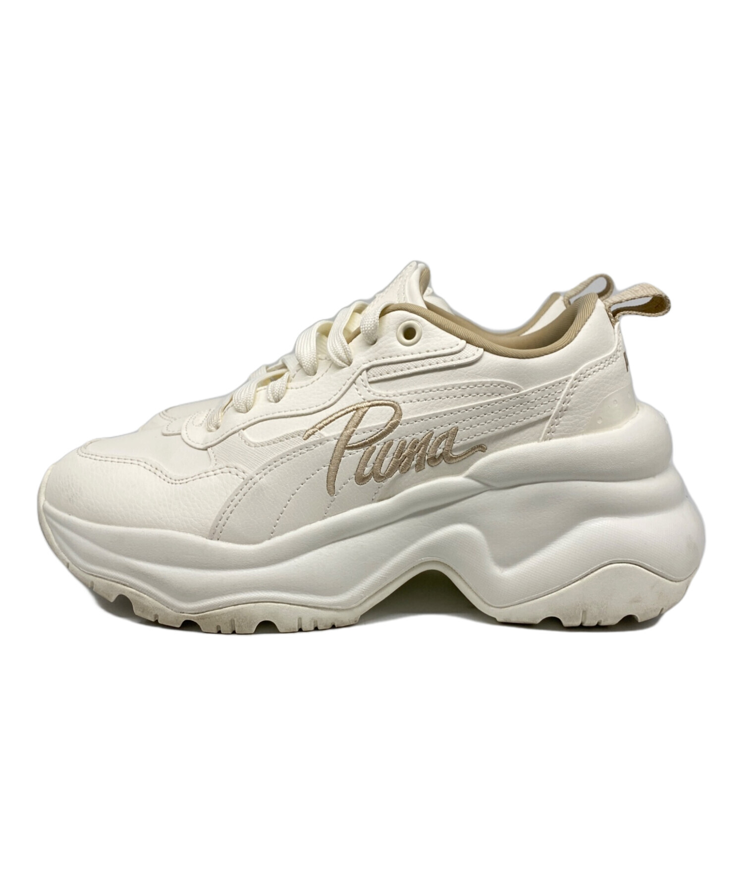 ム*ラ様 カーボン　プレーキュー【中古美品】 中古・古着通販】PUMA (プーマ) CILIA WEDGE ローカットスニーカー
