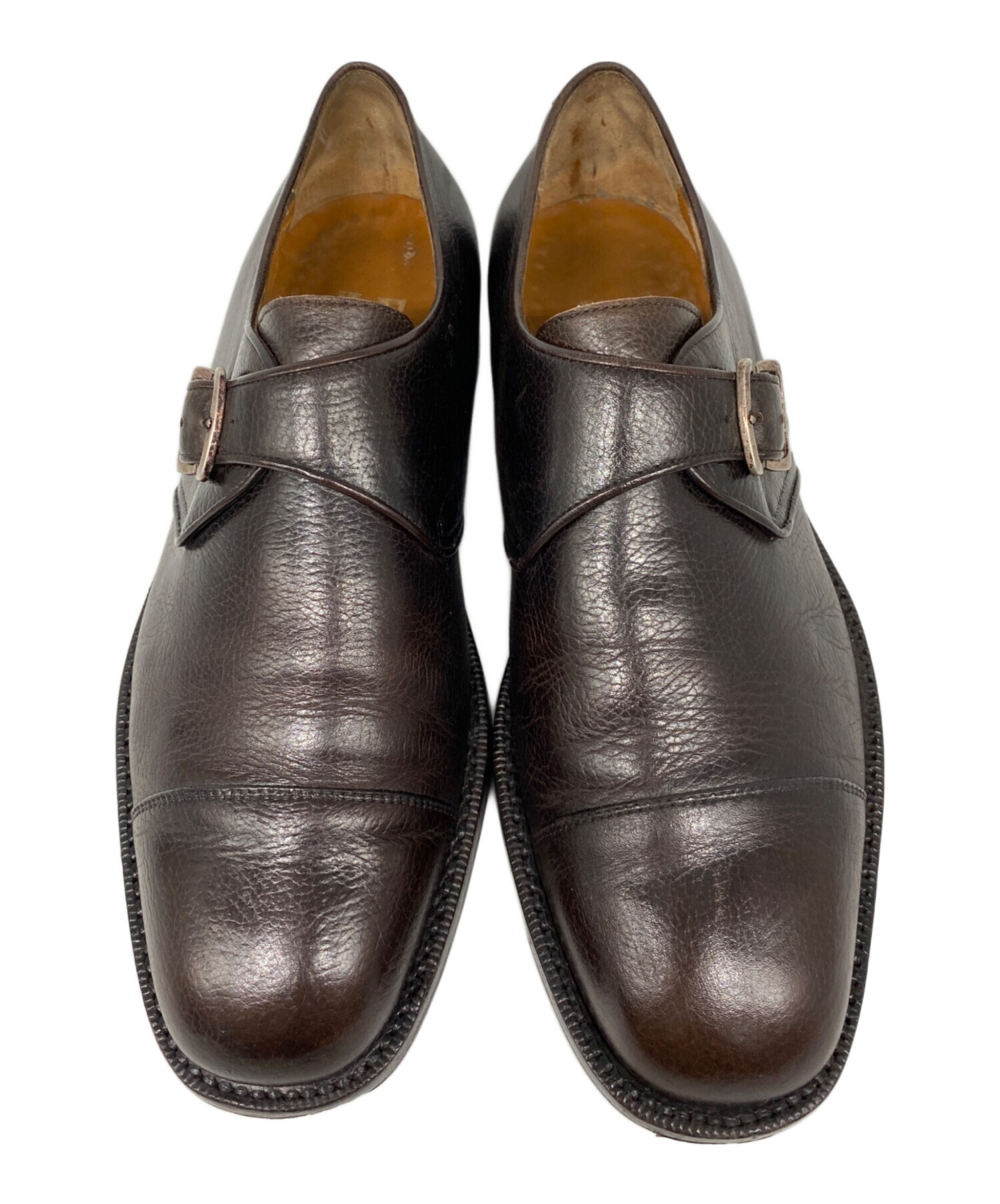 Ferragamo ダブルモンクストラップシューズ 10 1/2 EE 中古・古着通販】Salvatore Ferragamo (サルヴァトーレ フェラガモ