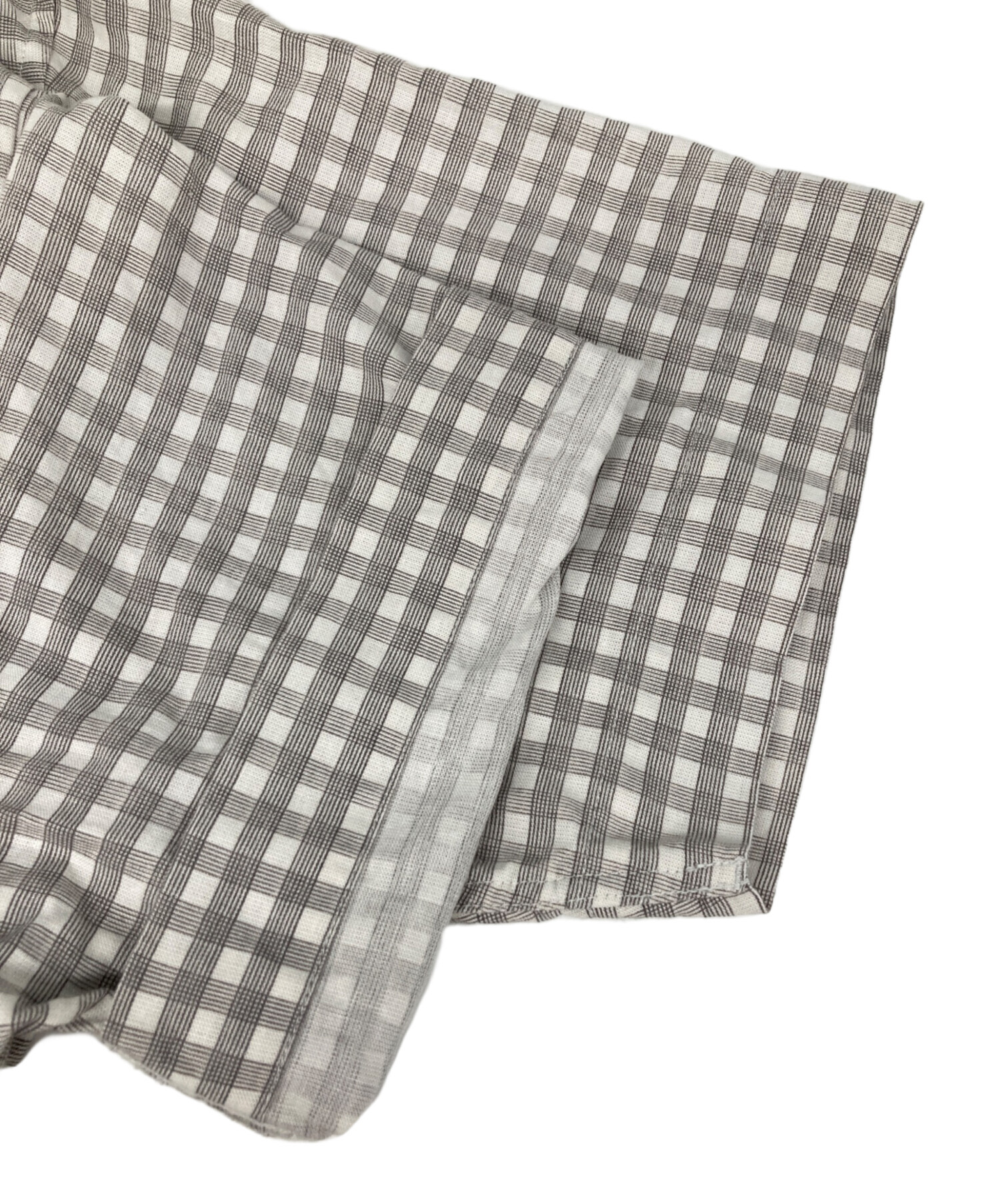 中古・古着通販】MHL (マーガレットハウエル) GINGHAM COTTON LINEN