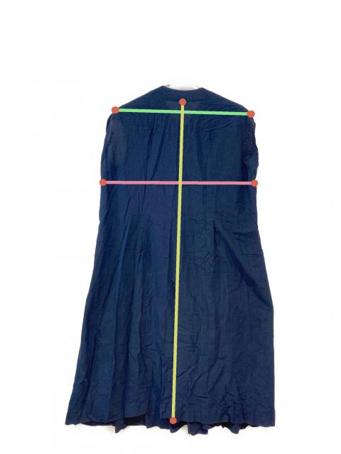 美品　Khadi and Co カディアンドコー　ノースリーブギャザーワンピース 中古・古着通販】Khadi and Co (カディアンドコー) コットンラップ