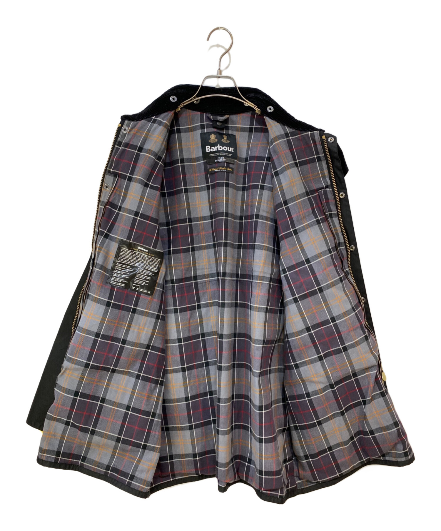 中古・古着通販】Barbour (バブアー) BEAUFORT WAX JACKET ブラック