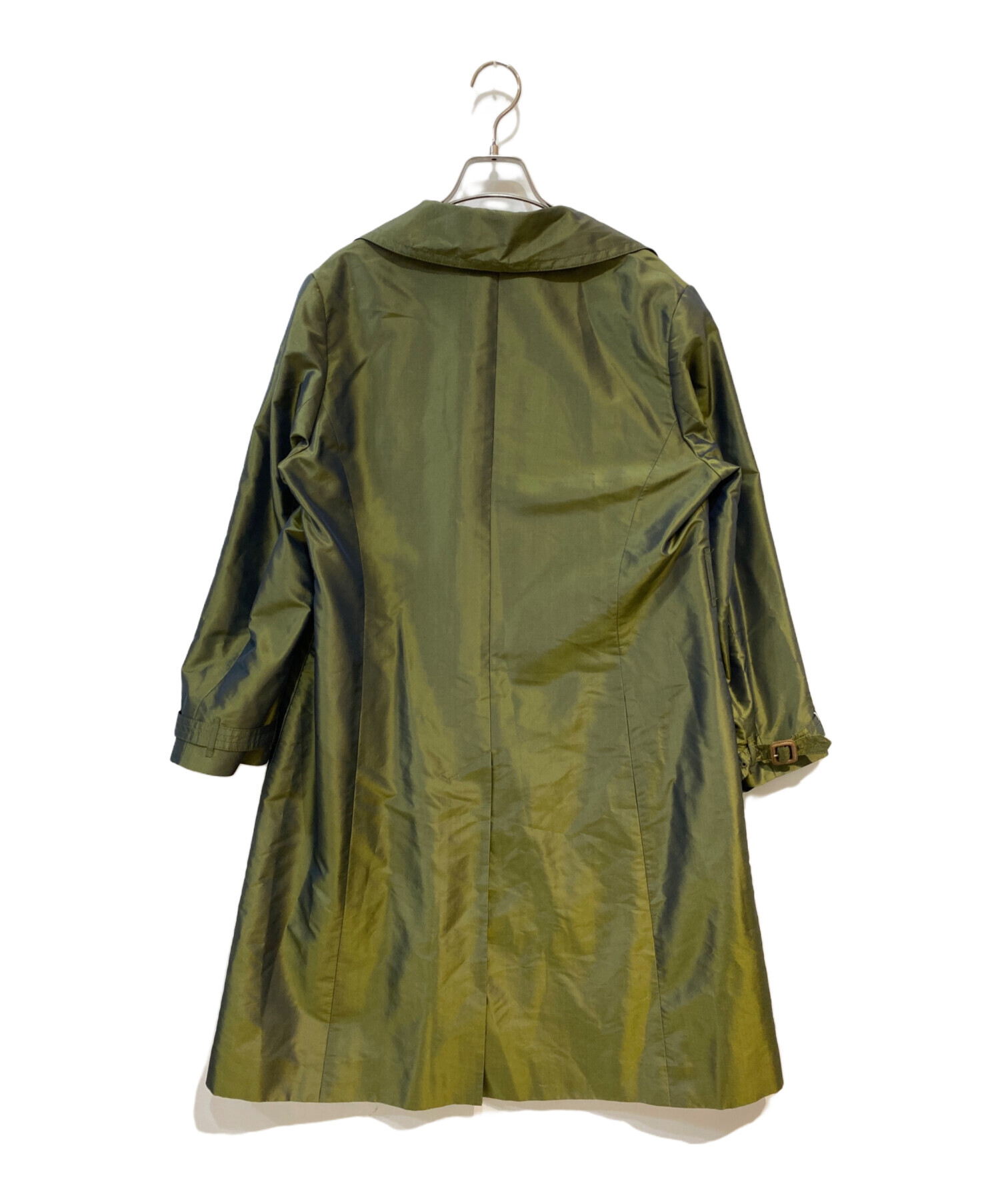 専用Aquascutum シルク100% 高級 光沢 トレンチコート N2737 中古・古着通販】Aquascutum (アクアスキュータム) シルクトレンチ