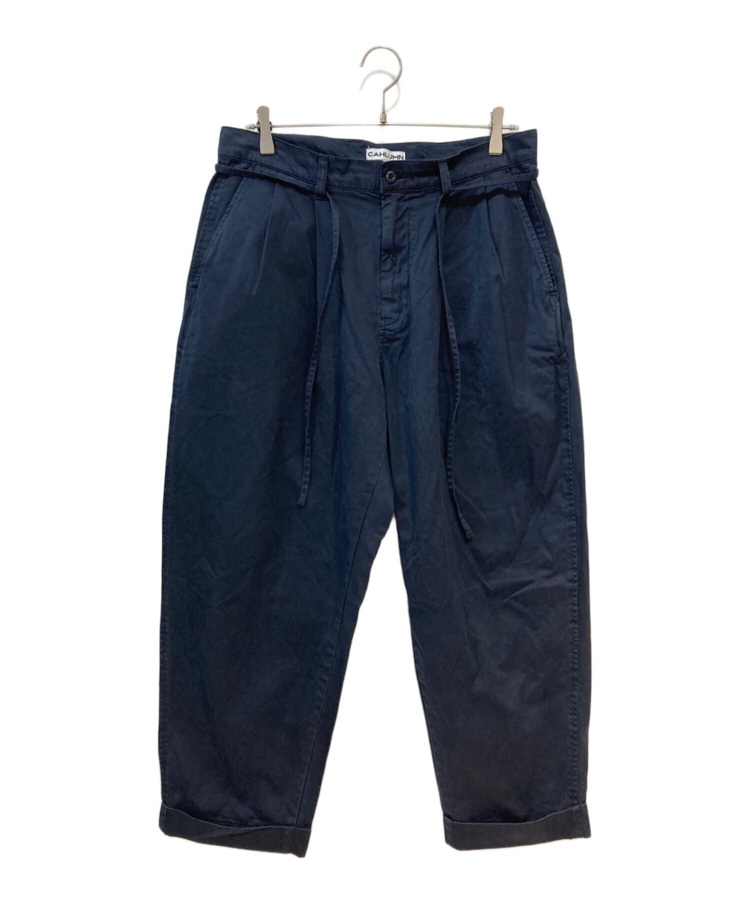 CAHLIMN カウラム ネイビー チノパン XXL フリークスストア 中古・古着通販】CAHLUMN (カウラム) Extra Long Staple Organic