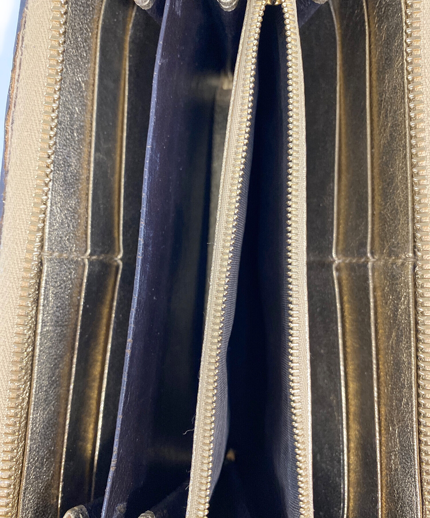 中古・古着通販】GUCCI (グッチ) ラウンドファスナー長財布 リザード