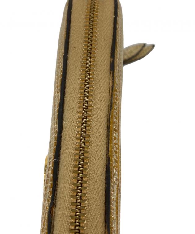 中古・古着通販】GUCCI (グッチ) ラウンドファスナー長財布 リザード