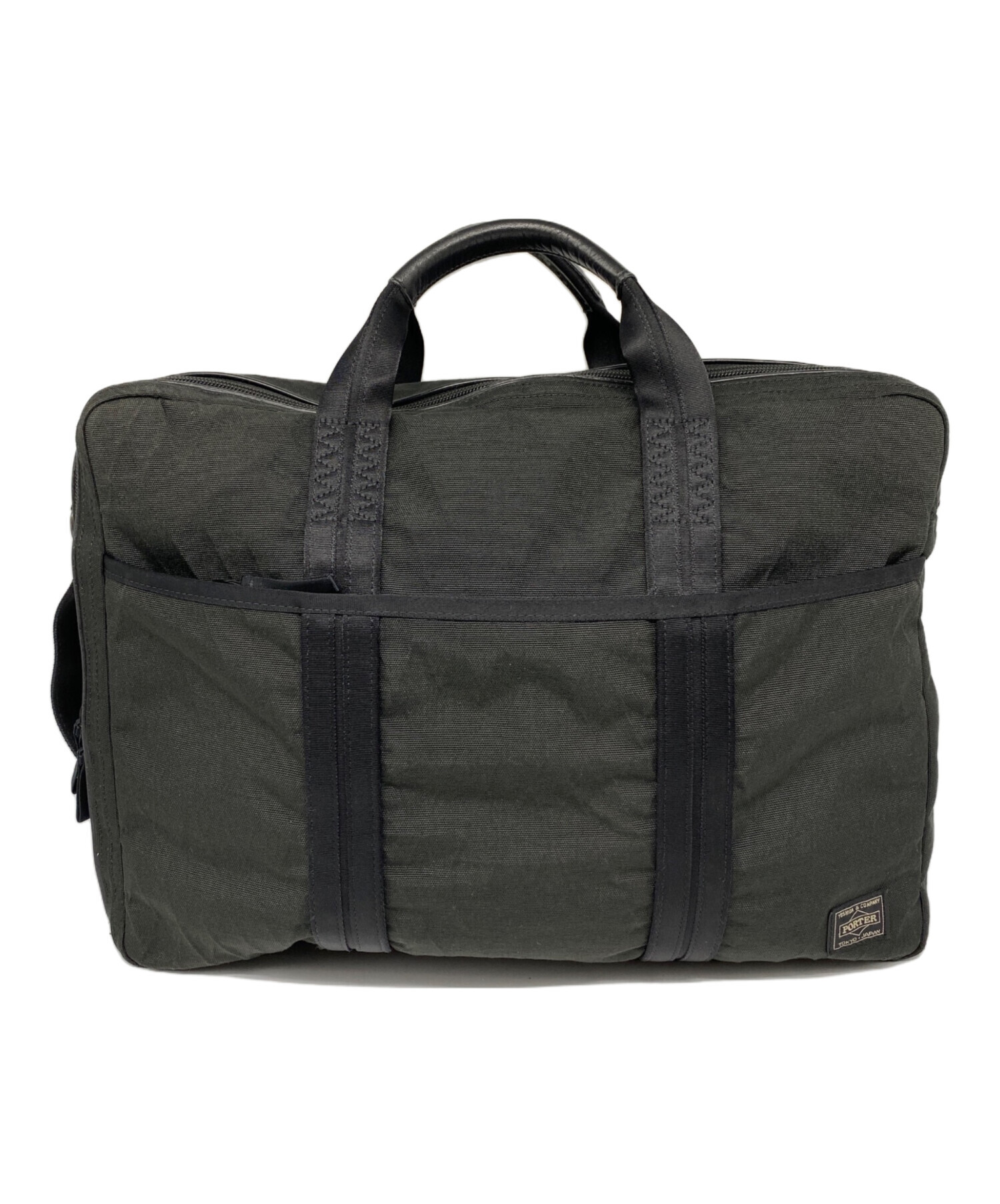 【お買い得】PORTERバッグ3点セット 中古・古着通販】PORTER (ポーター) HYBRID 3WAY BRIEFCASE ブラック