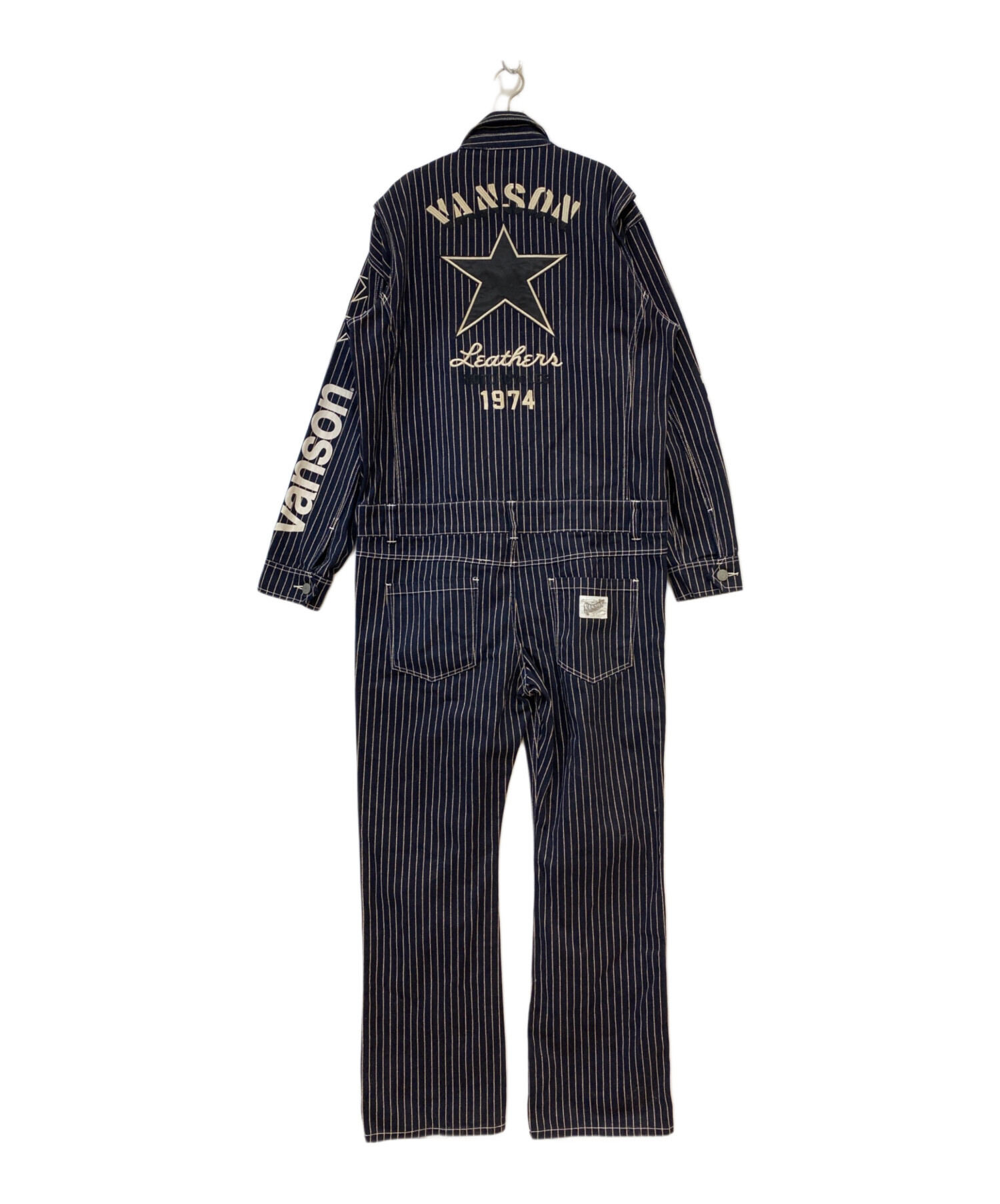 中古・古着通販】VANSON (バンソン) ワンスター デニムオールインワン