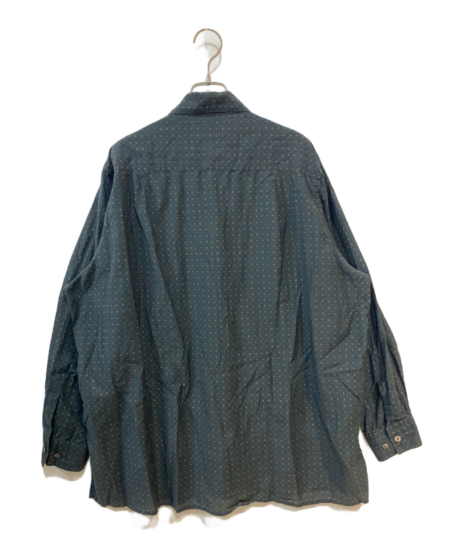 中古・古着通販】YOKE (ヨーク) PIXEL LOW PLAID OPEN COLLAR SHIRT