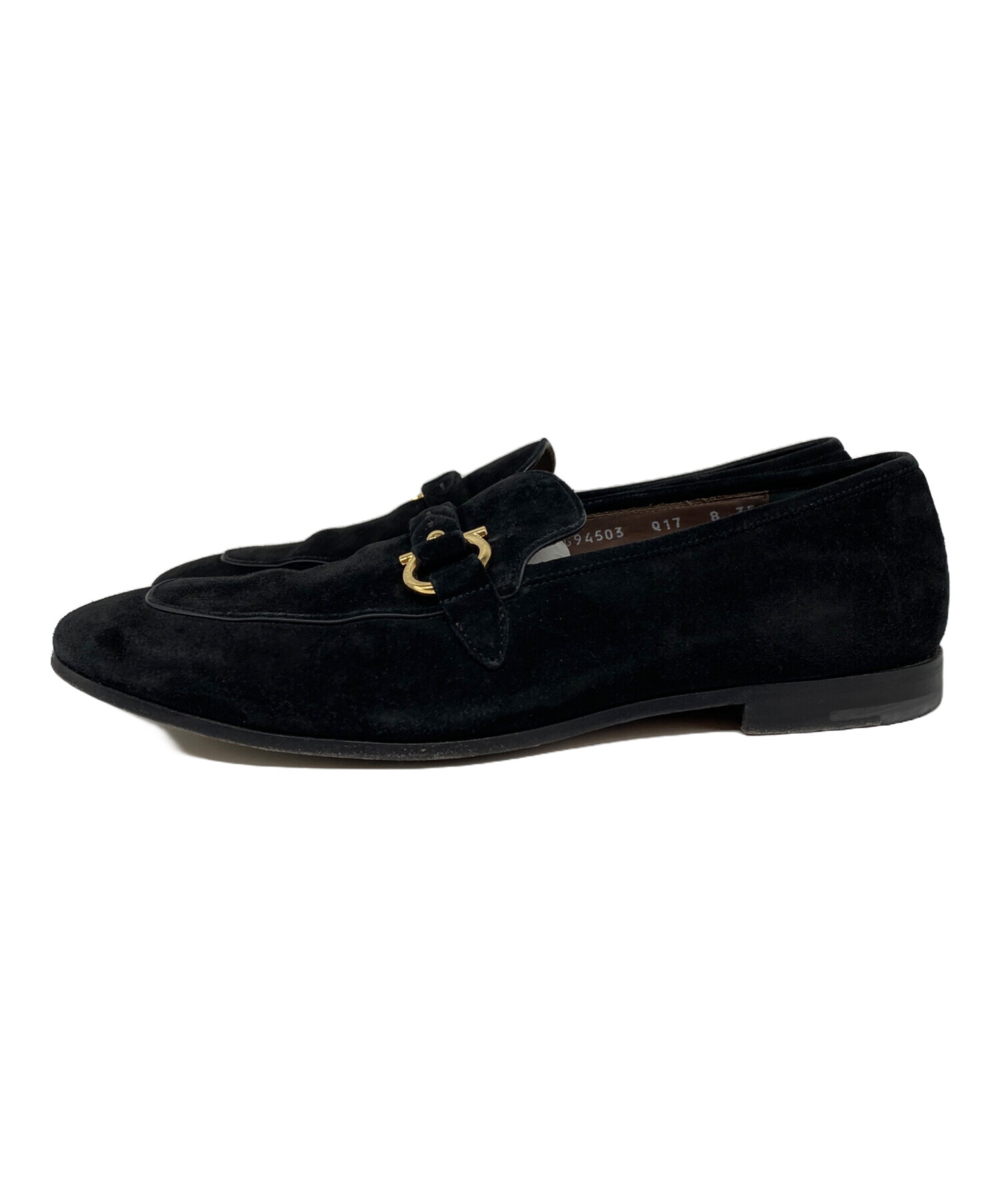 SalvatoreFerragamo ビットローファー　スエード　11EEE 中古・古着通販】Salvatore Ferragamo (サルヴァトーレ フェラガモ