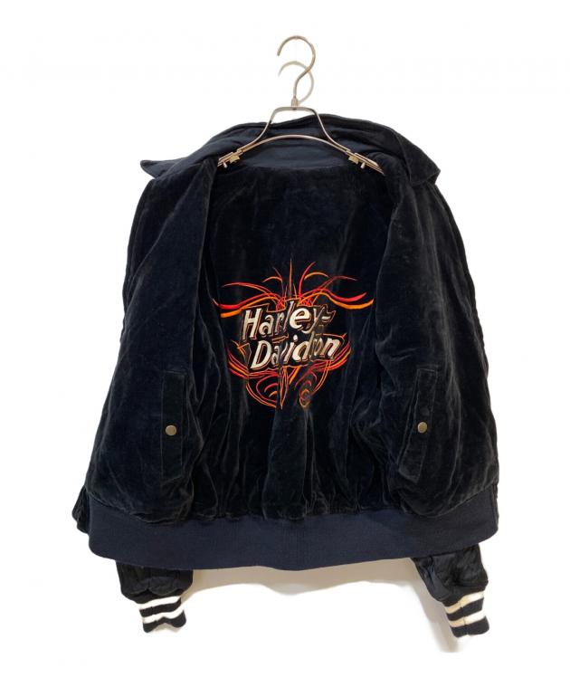 ベ*ツ様 【イチ押し】ハーレーダビッドソン スカジャン 中古・古着通販】HARLEY-DAVIDSON (ハーレーダビッドソン) ベロア