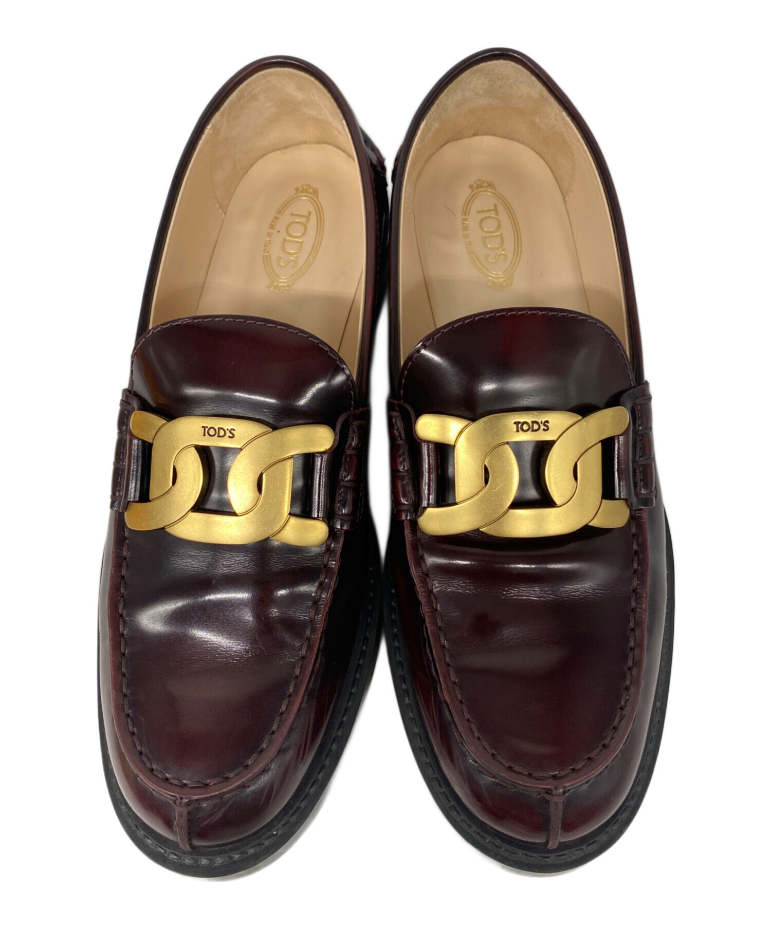 中古・古着通販】TOD'S (トッズ) KATE ケイト レザー メタルチェーン