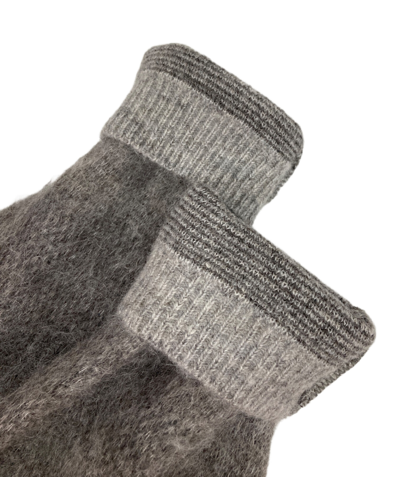 中古・古着通販】YOKE (ヨーク) GRADATION JACQUARD CARDIGAN グレー