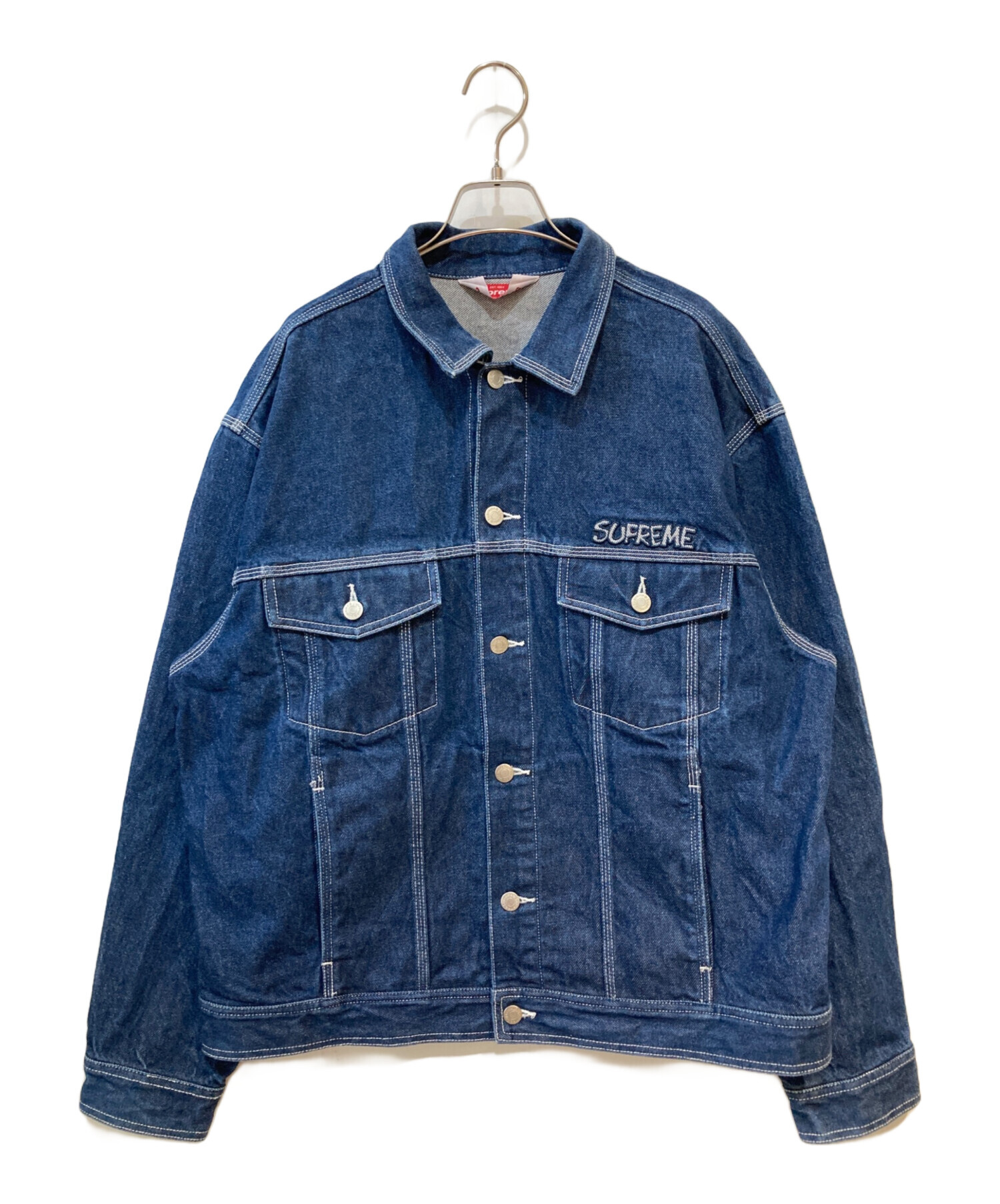 中古・古着通販】SUPREME (シュプリーム) Smurfs Denim Trucker Jacket
