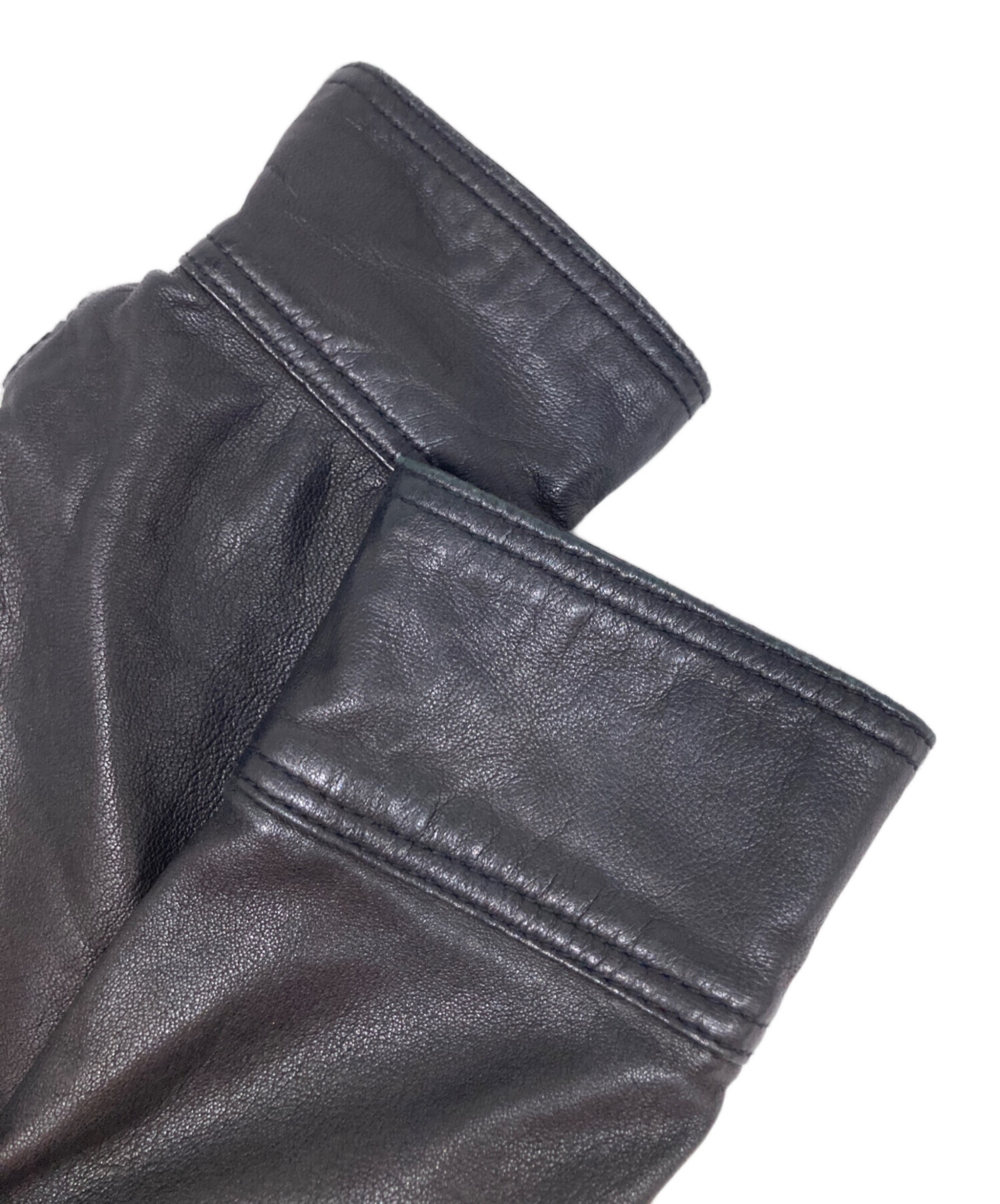 中古・古着通販】DIESEL (ディーゼル) ラムレザーダブルライダース