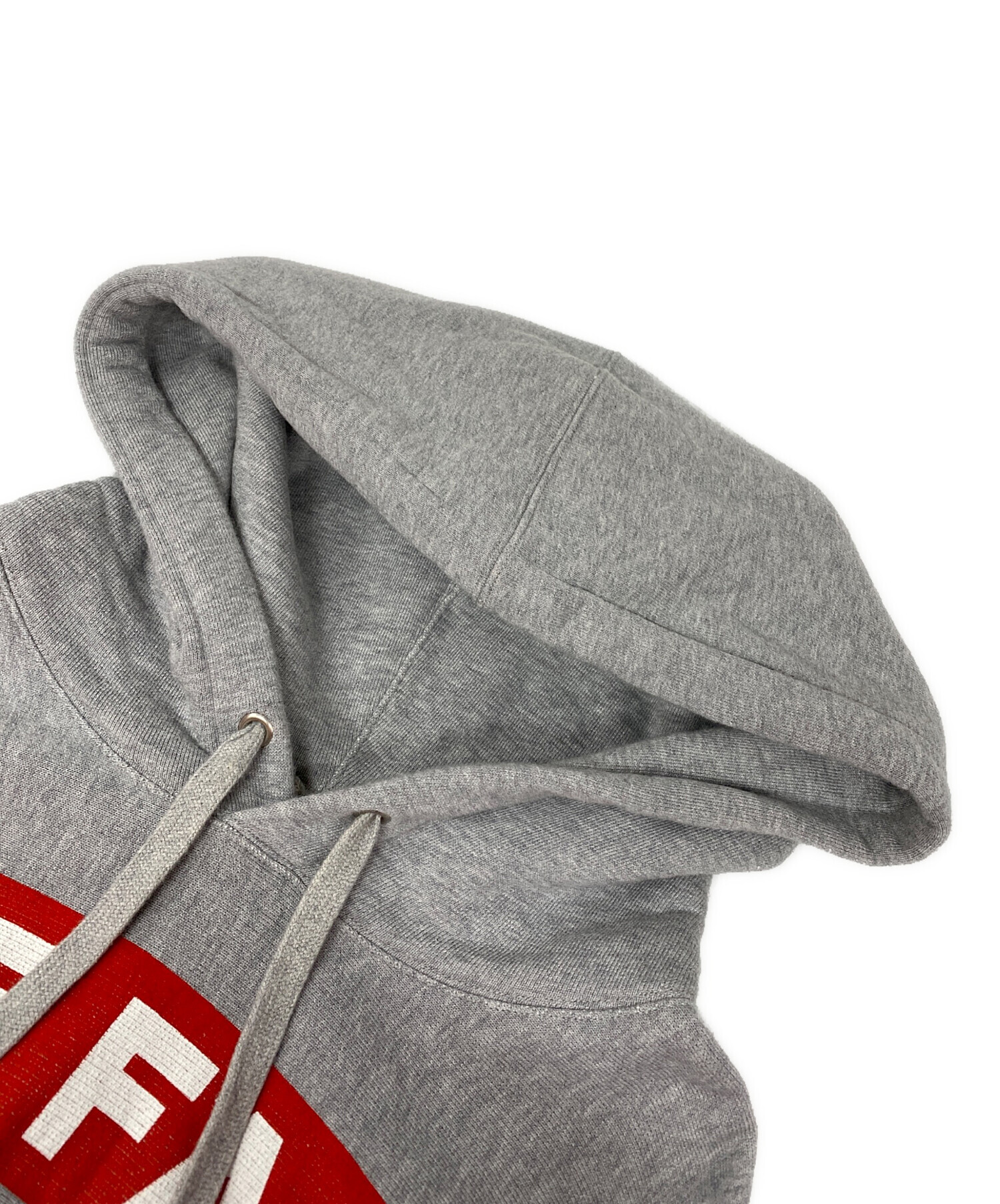 GUCCI グッチ THE FACE フーディー パーカー グレー 中古・古着通販】GUCCI (グッチ) The Face HOODIE グレー×レッド