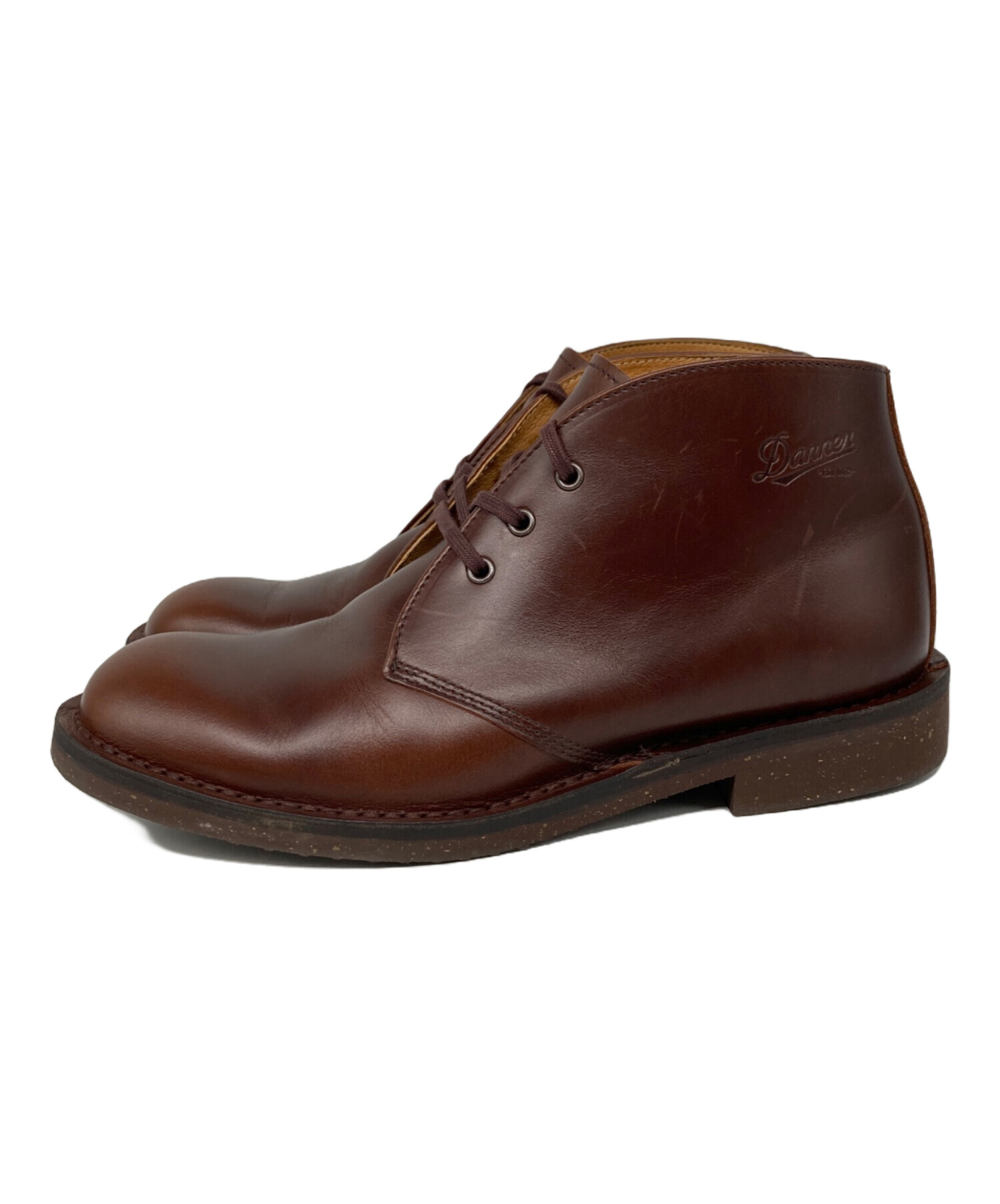 ダナー 1EYE レッドブラウン 本革 ワーク アメカジ 中古・古着通販】Danner (ダナー) KALAMA CHUKKA ブーツ ブラウン