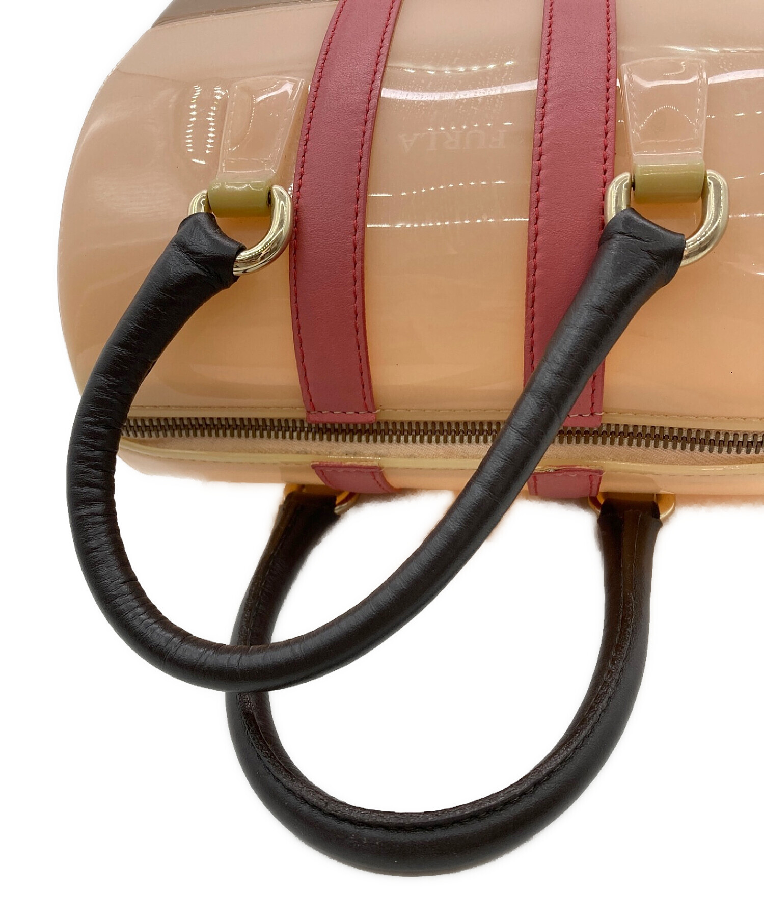 中古・古着通販】FURLA (フルラ) キャンディ/ビニールミニボストン