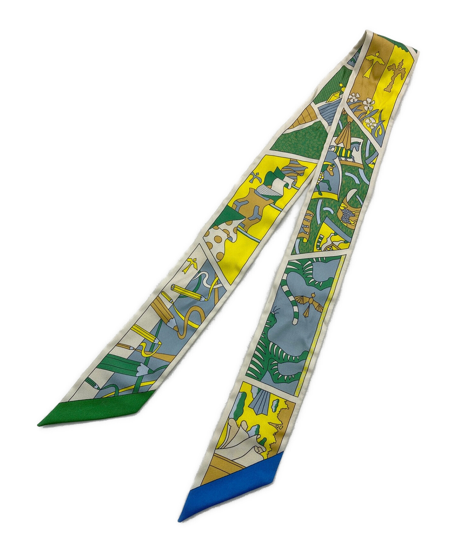 中古・古着通販】HERMES (エルメス) ツイリースカーフ「FACTORY SUITE