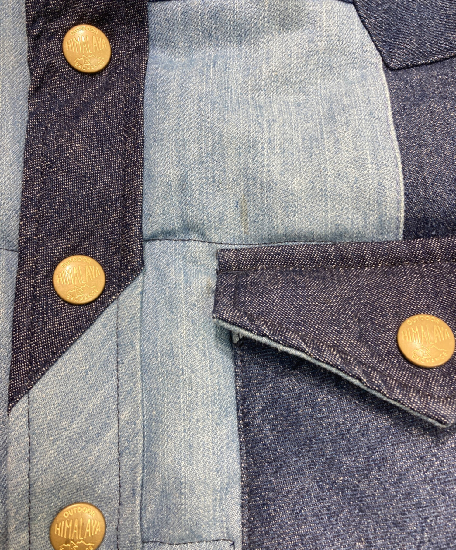 中古・古着通販】GAIJIN MADE (ガイジンメイド) デニムパッチワーク