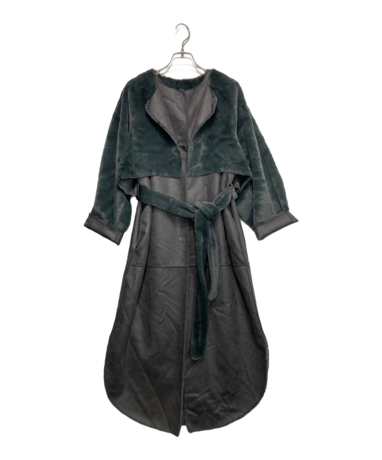 中古・古着通販】AMERI (アメリ) MANY WAY USEFUL BOA COAT グレー 