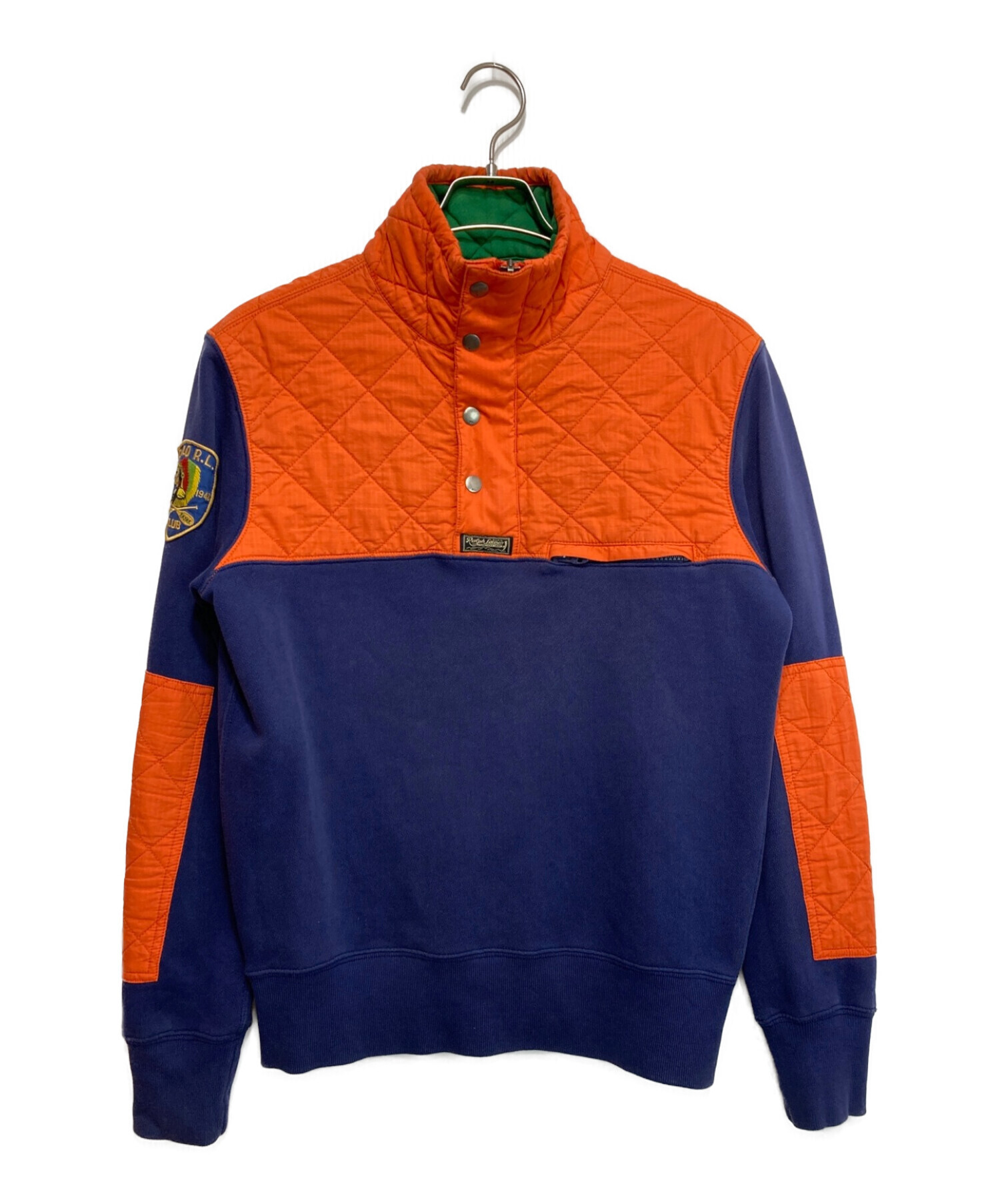 POLO ポロラルフローレン　キルティング　スウェット　Lサイズ 中古・古着通販】POLO RALPH LAUREN (ポロ・ラルフローレン